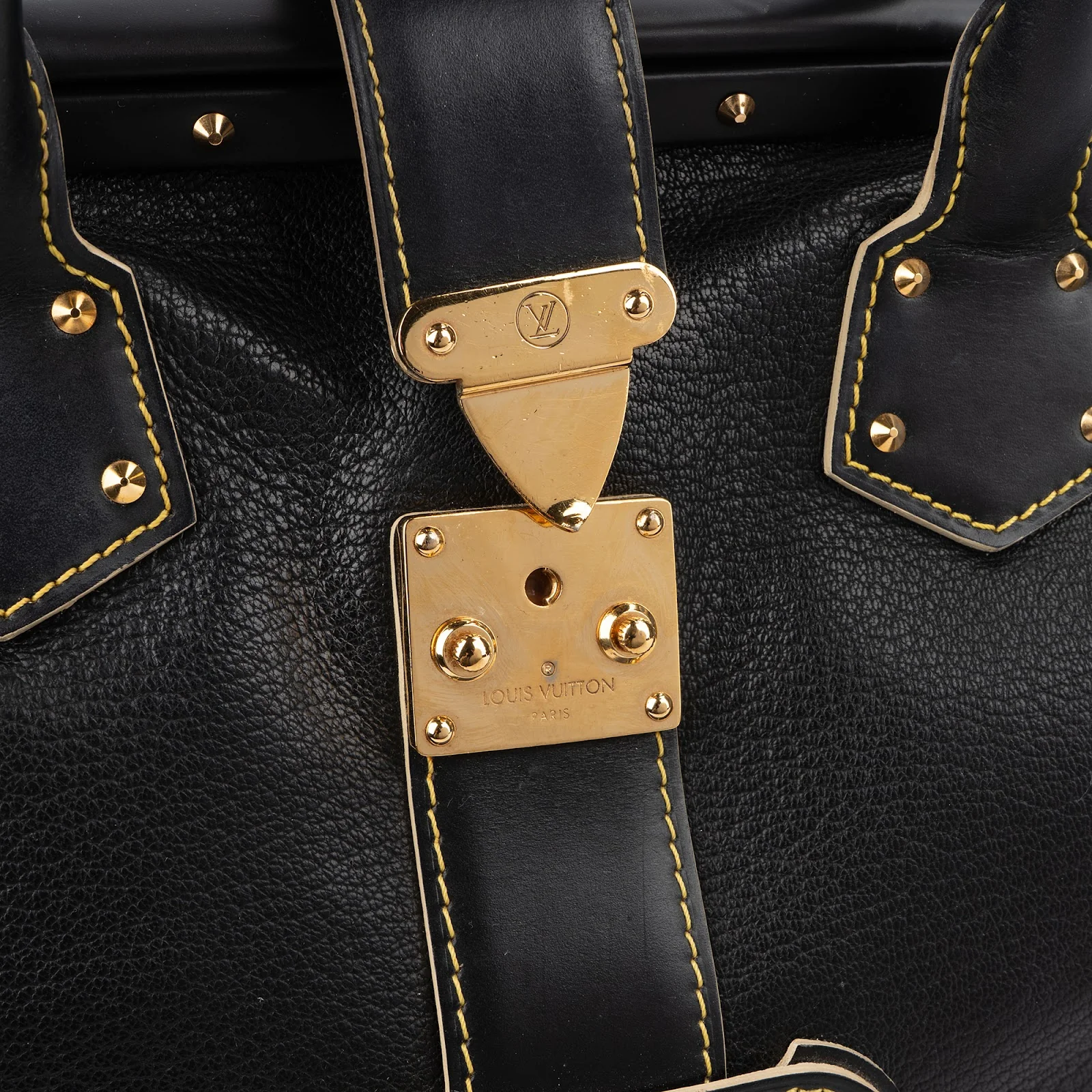 Louis Vuitton Black Leather Suhali L'ingenieux Handbag