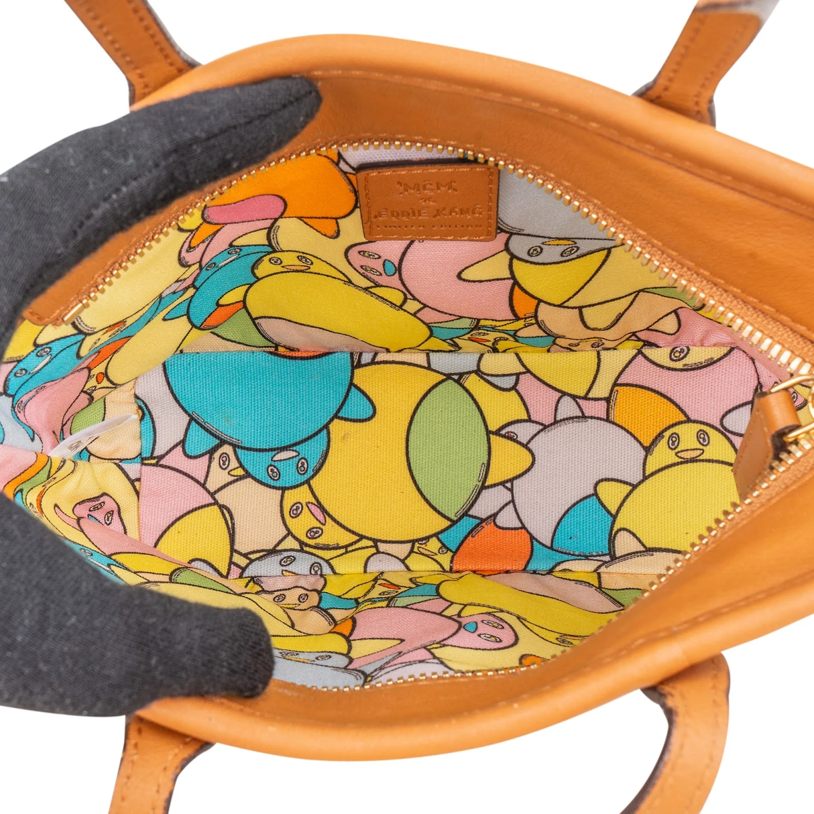 MCM Monogram Visetos X Eddie King Mini Aren Handbag