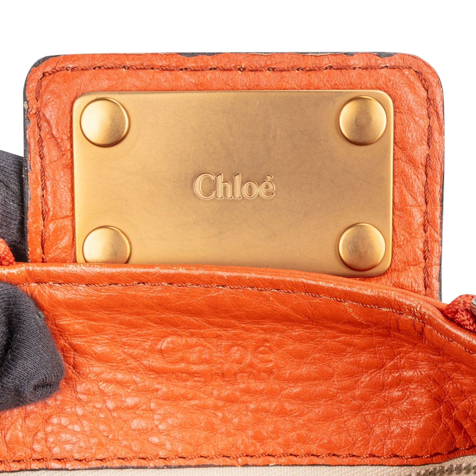 Chloé leren Paddington-handtas