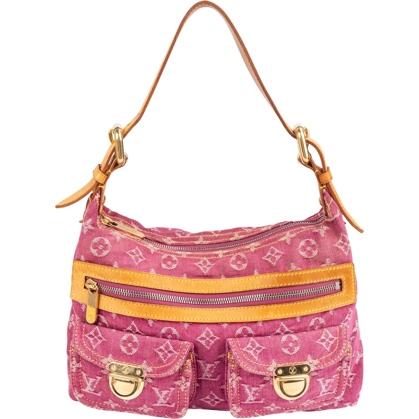 Louis Vuitton Monogram Denim Baggy PM Shoulder Bag