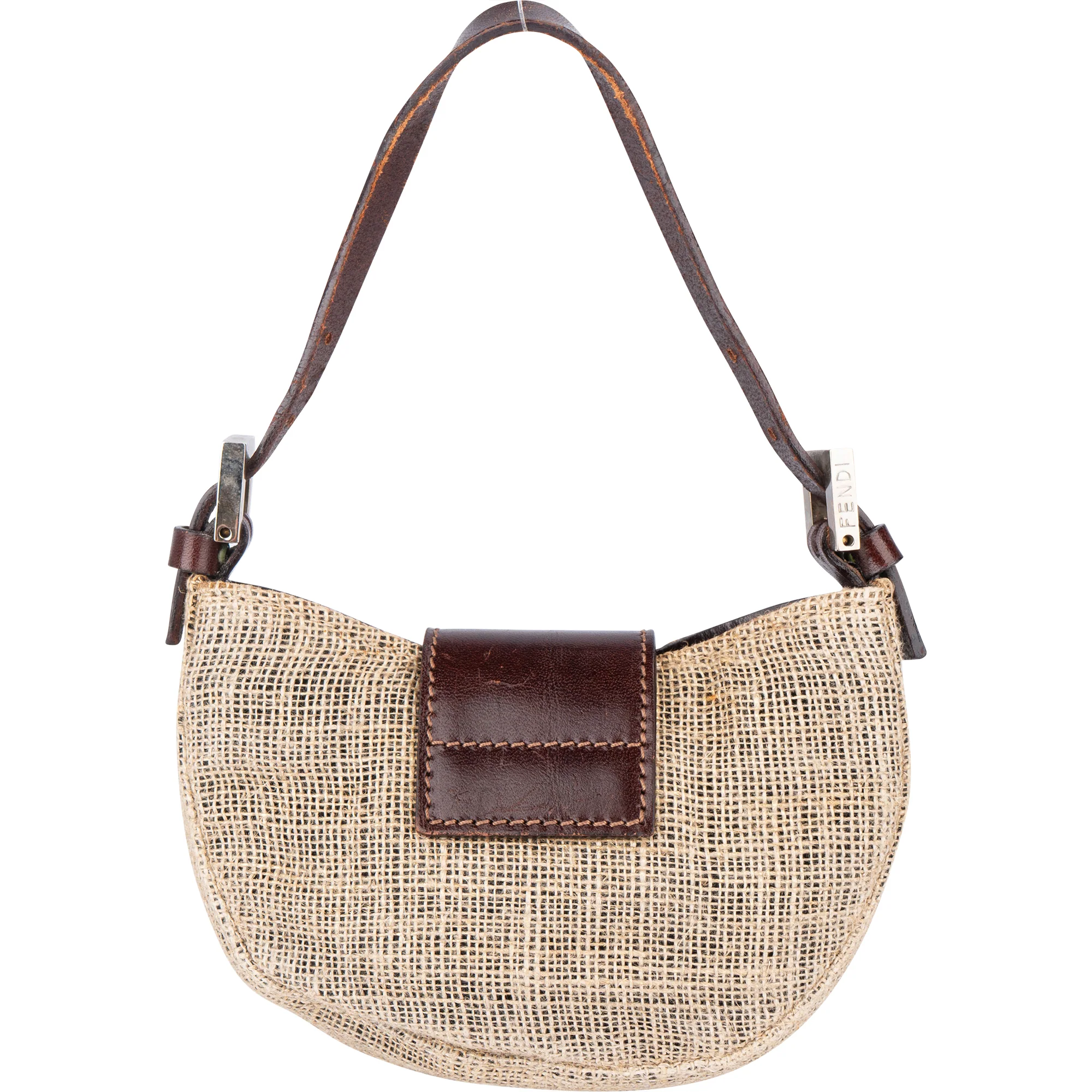 Fendi Braid Shopper Mini FF Baguette Handbag Set