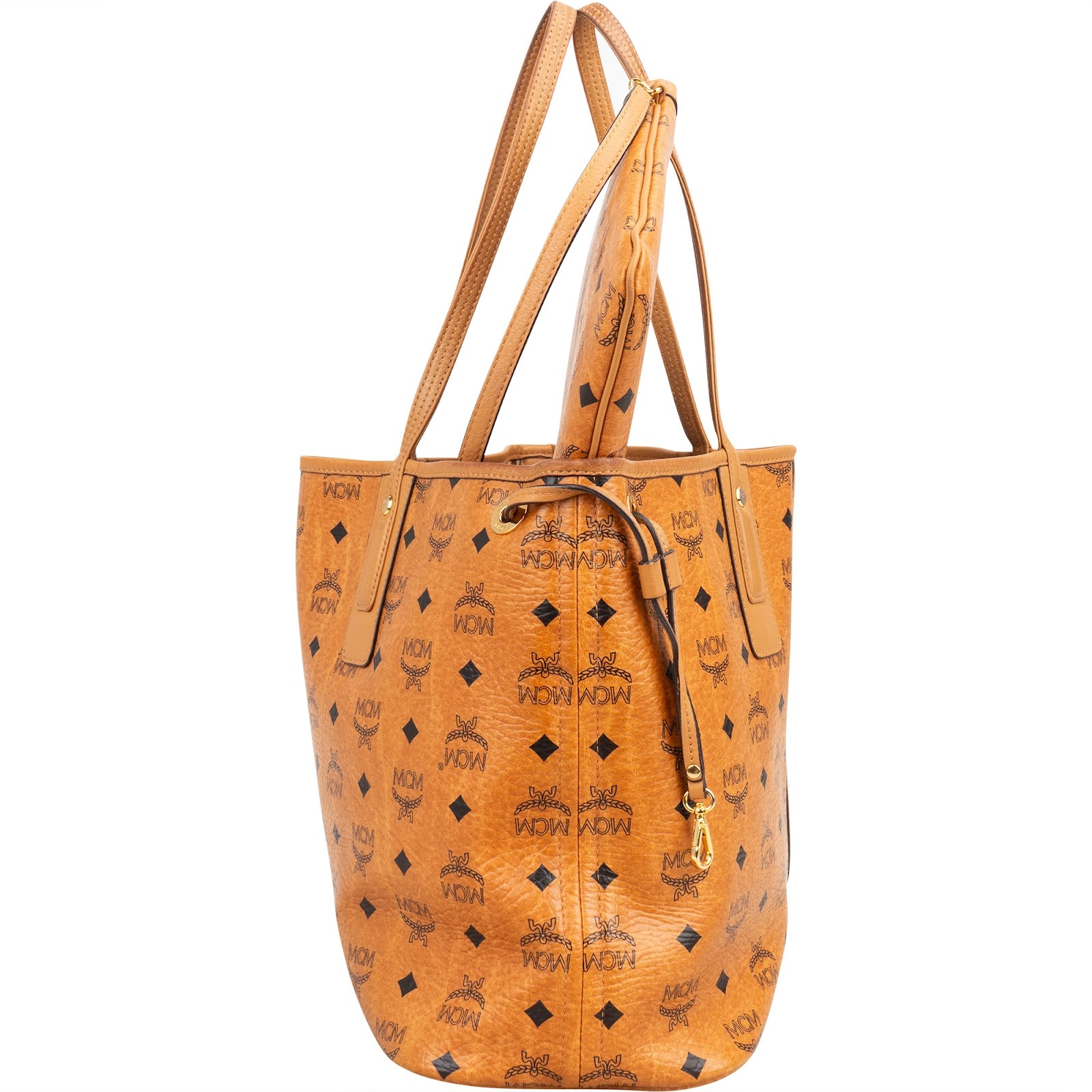 MCM Monogram Visetos Medium Liz Reversible Shopper