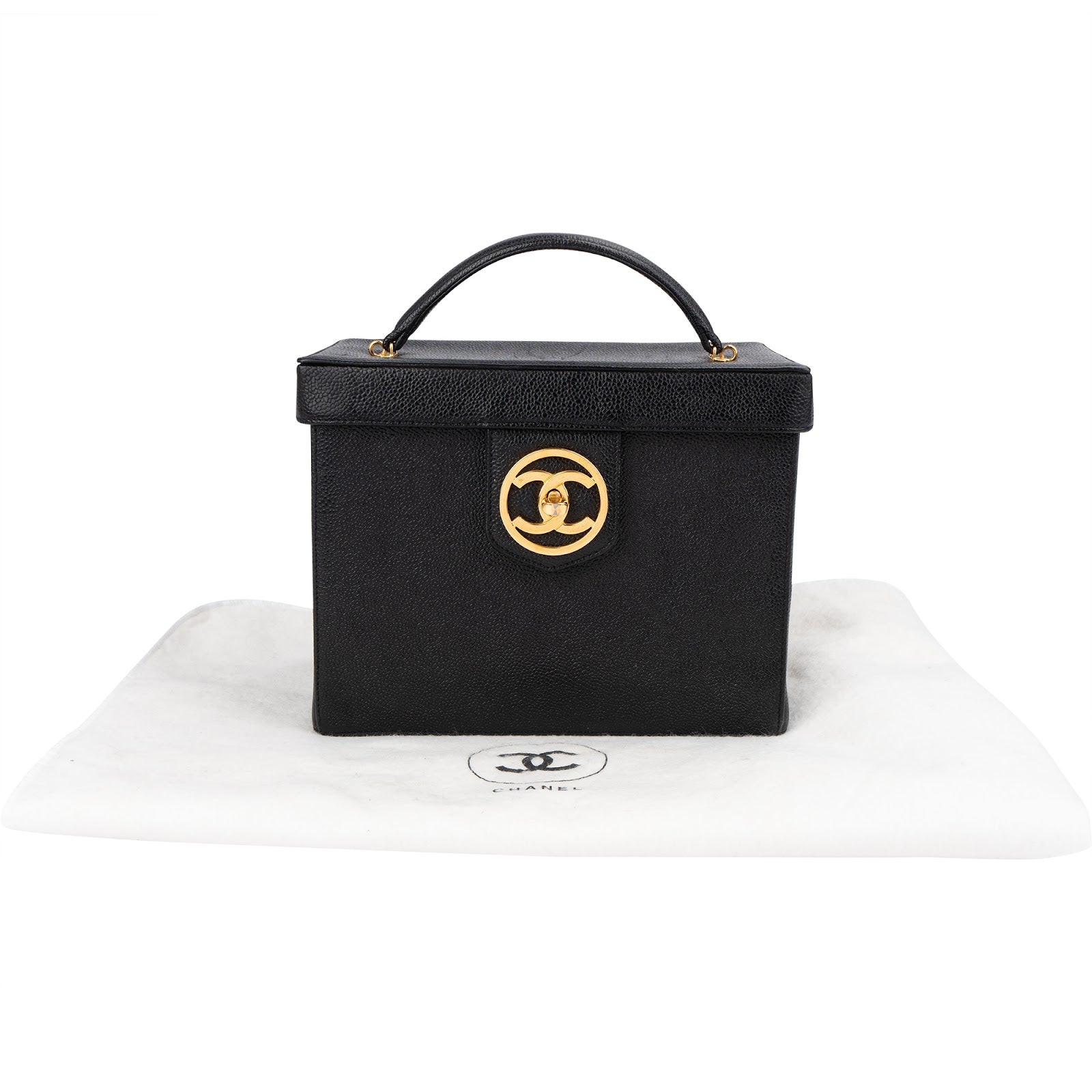 Chanel – Vanity Case-handtas met handvat aan de bovenkant