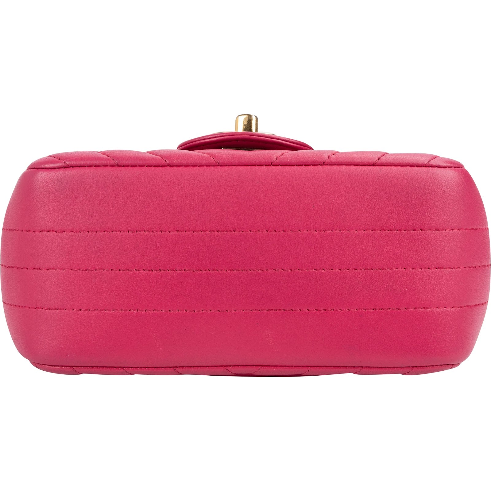 Chanel Chevron Lambskin Rectangular Mini Flap Crossbody Bag