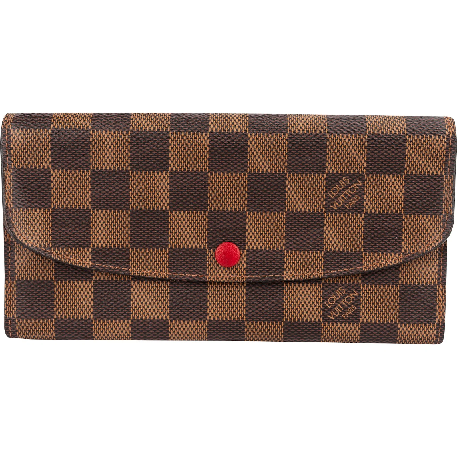 Louis Vuitton Monogram Damier Ebene Canvas Emilie Wallet