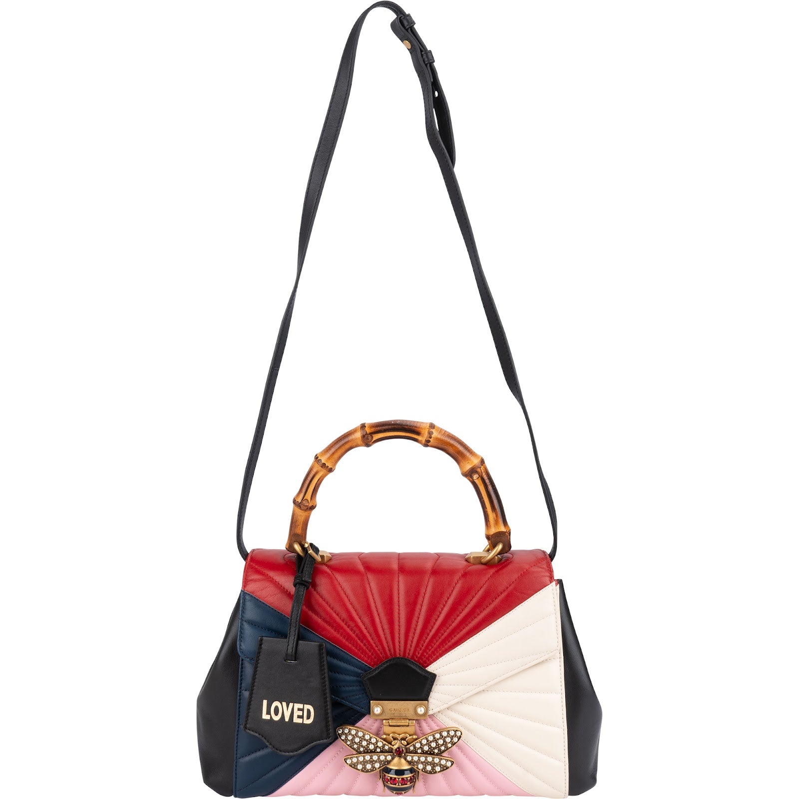 Gucci Multicolor Quilted Leather Queen Margaret Handbag