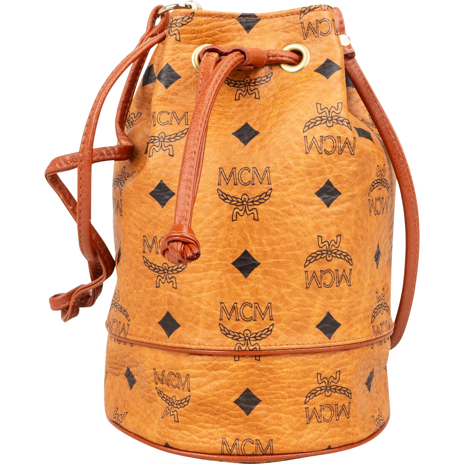 MCM - Mini Drawstring Bucket Crossbody Bag