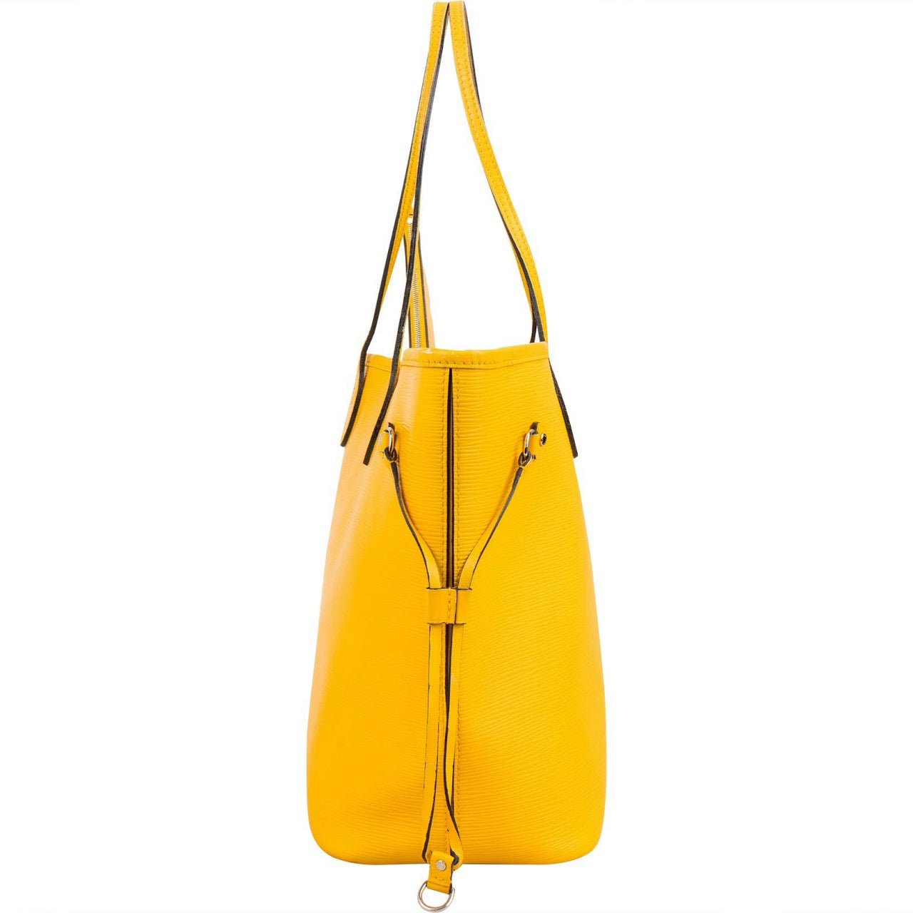 Sac Neverfull MM Shopper Louis Vuitton en cuir Epi jaune