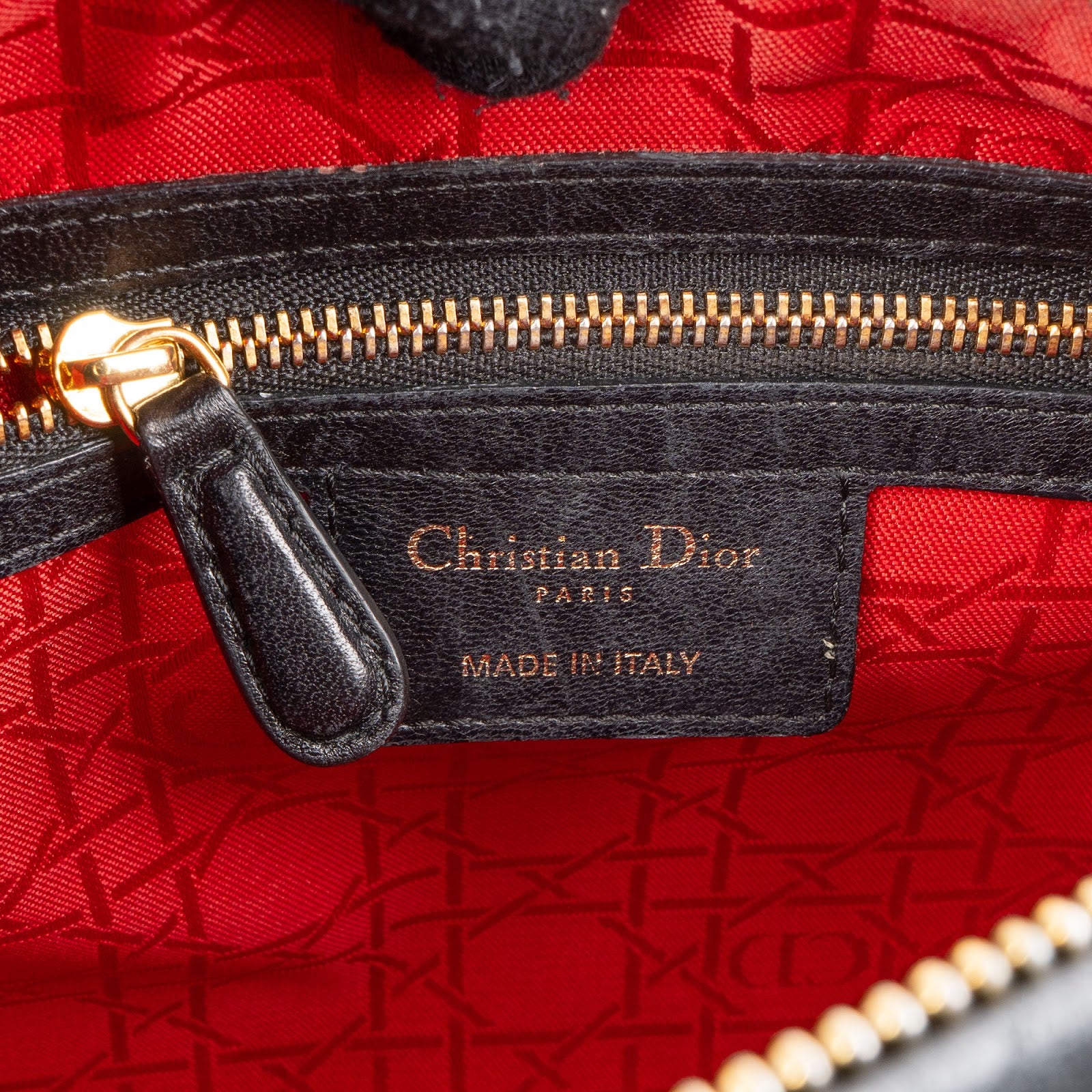 Christian Dior Quilted Lambskin Lady Dior Handbag