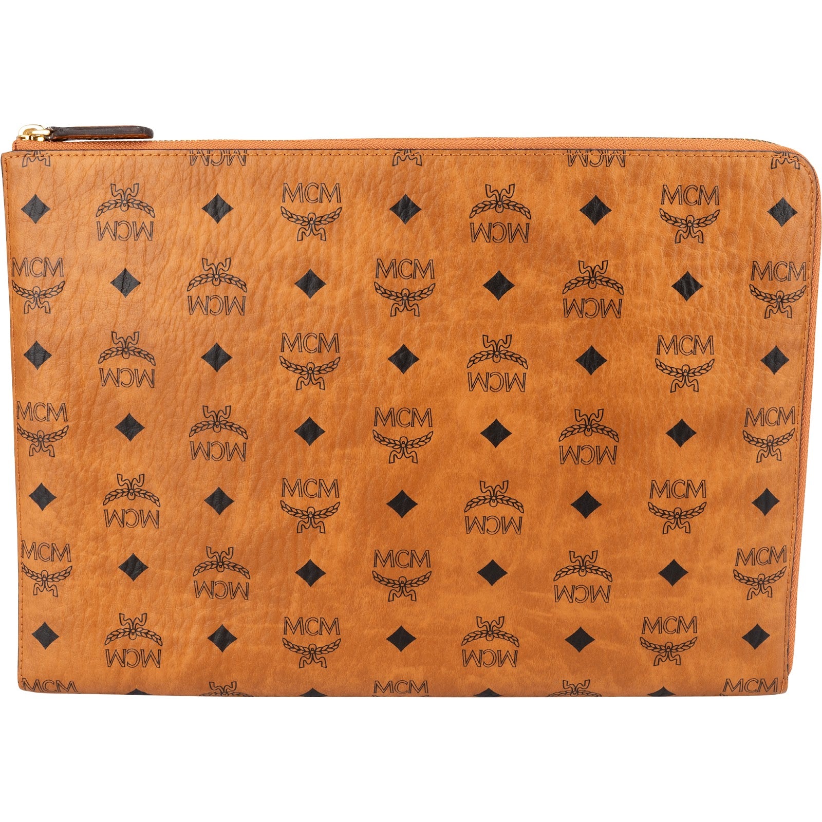 MCM - Monogram Visetos Laptop Clutch