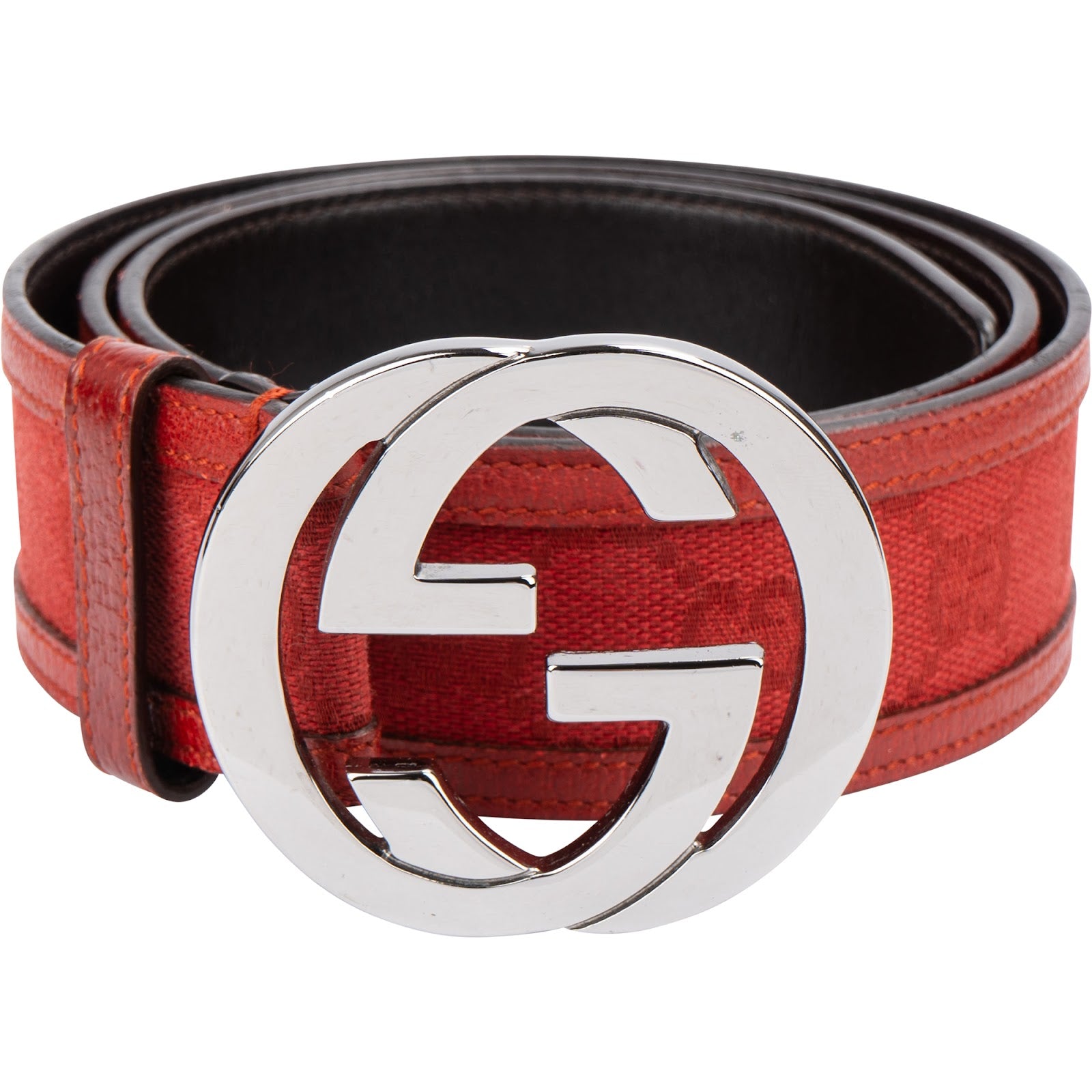 GUCCI - GG Canvas Interlocking G-riem (80 / 32)