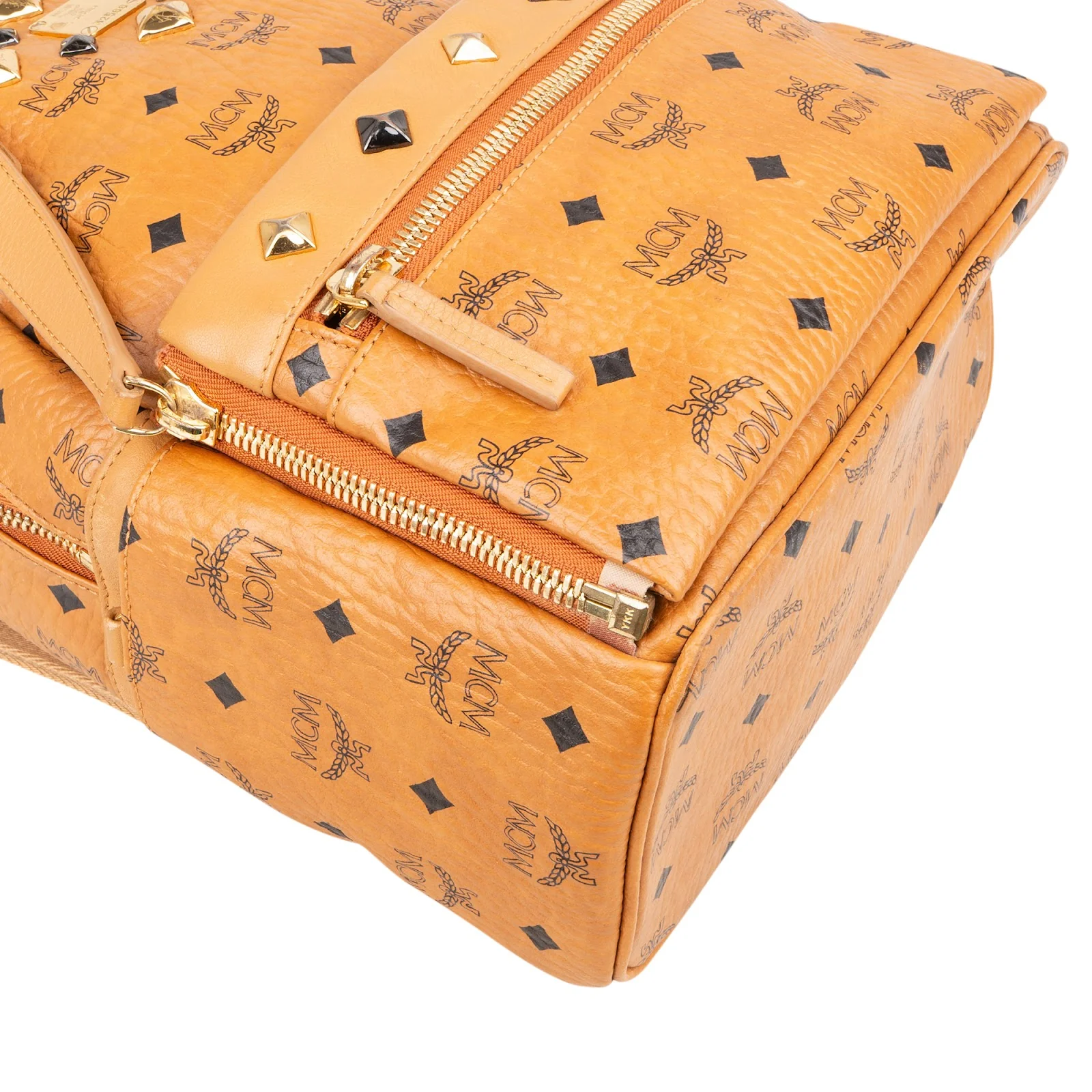 MCM Monogram Visetos Stark Studded 2 in 1 Backpack