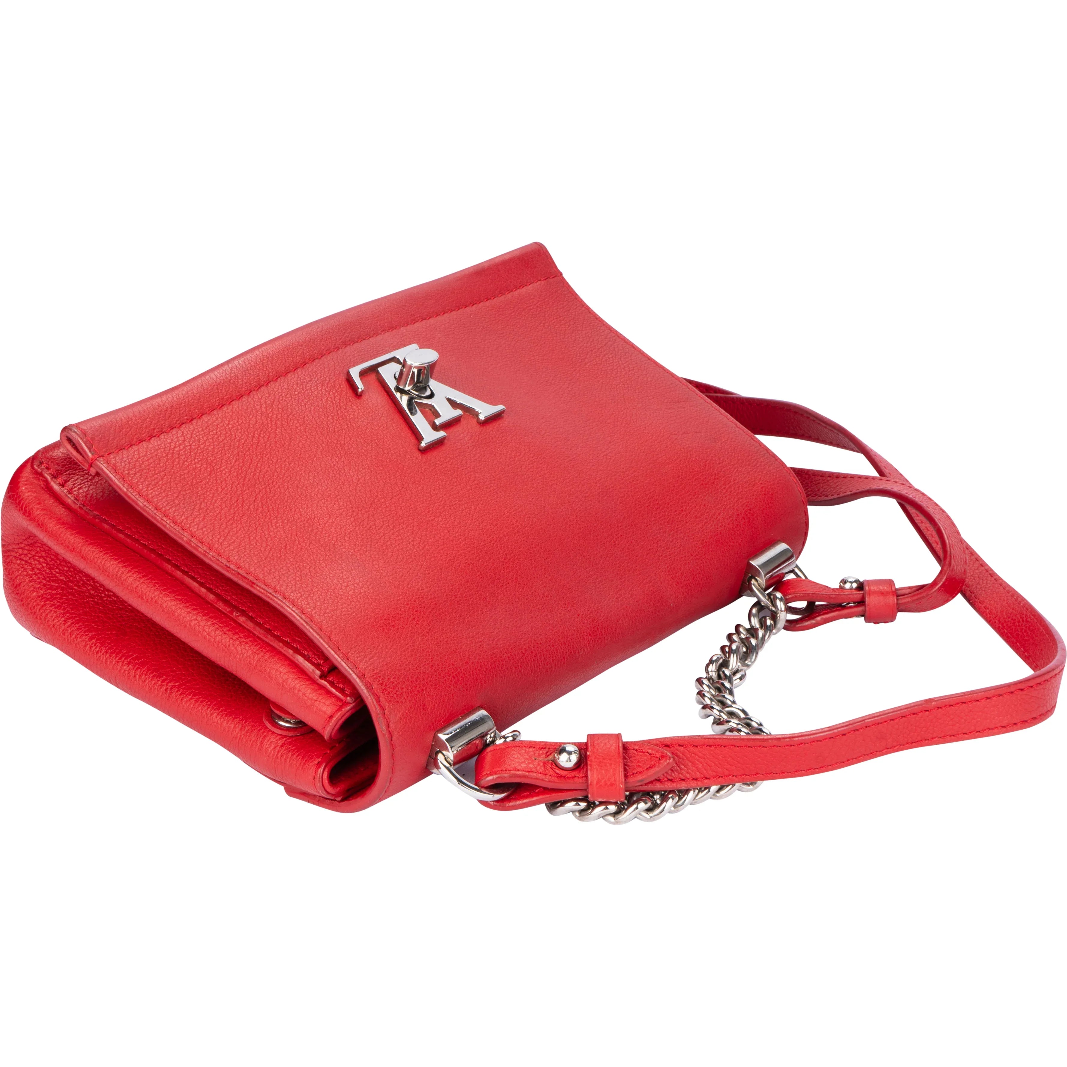 Louis Vuitton Lockme BB Red Leather Crossbody Bag