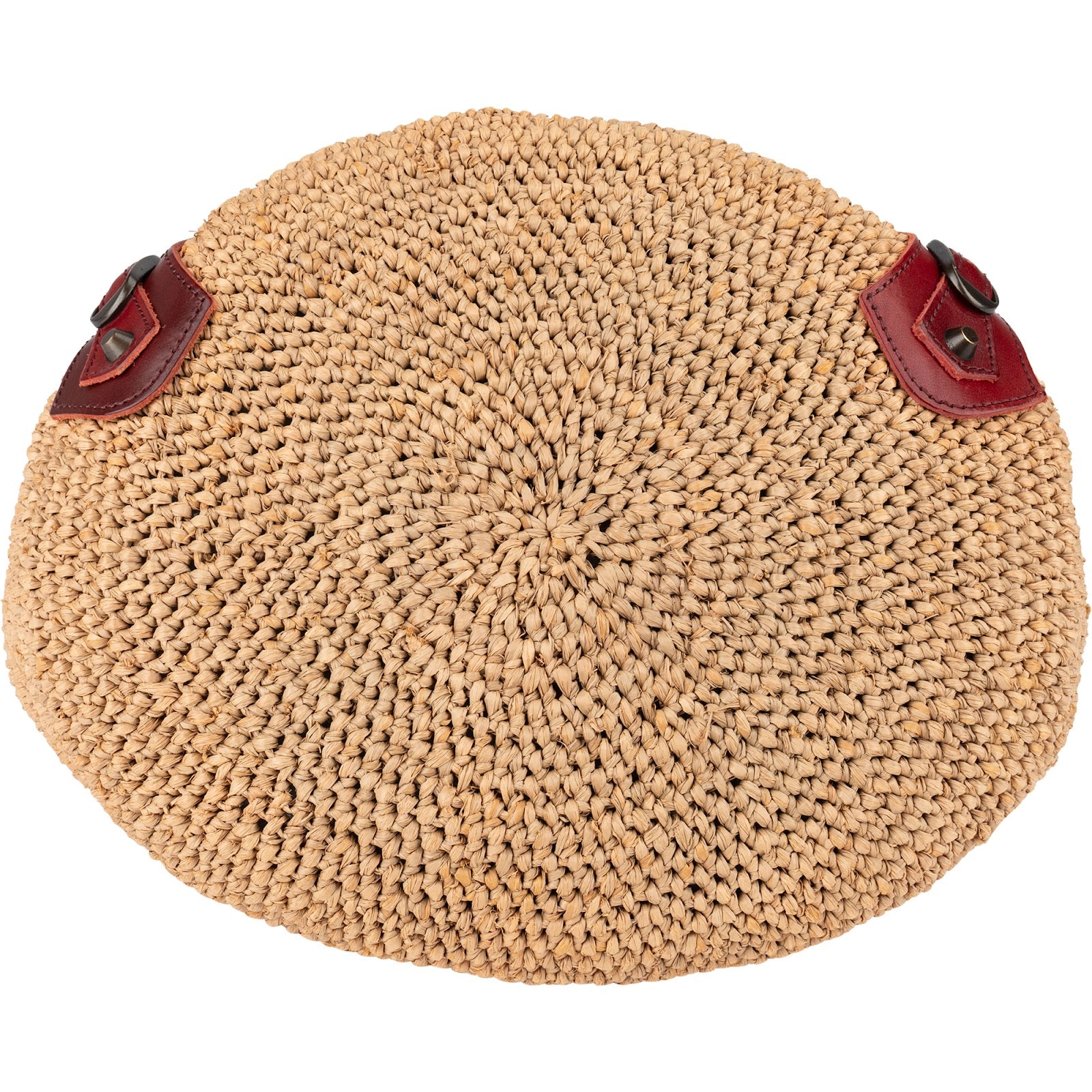 Balenciaga - Raffia Panier Basket City Handbag
