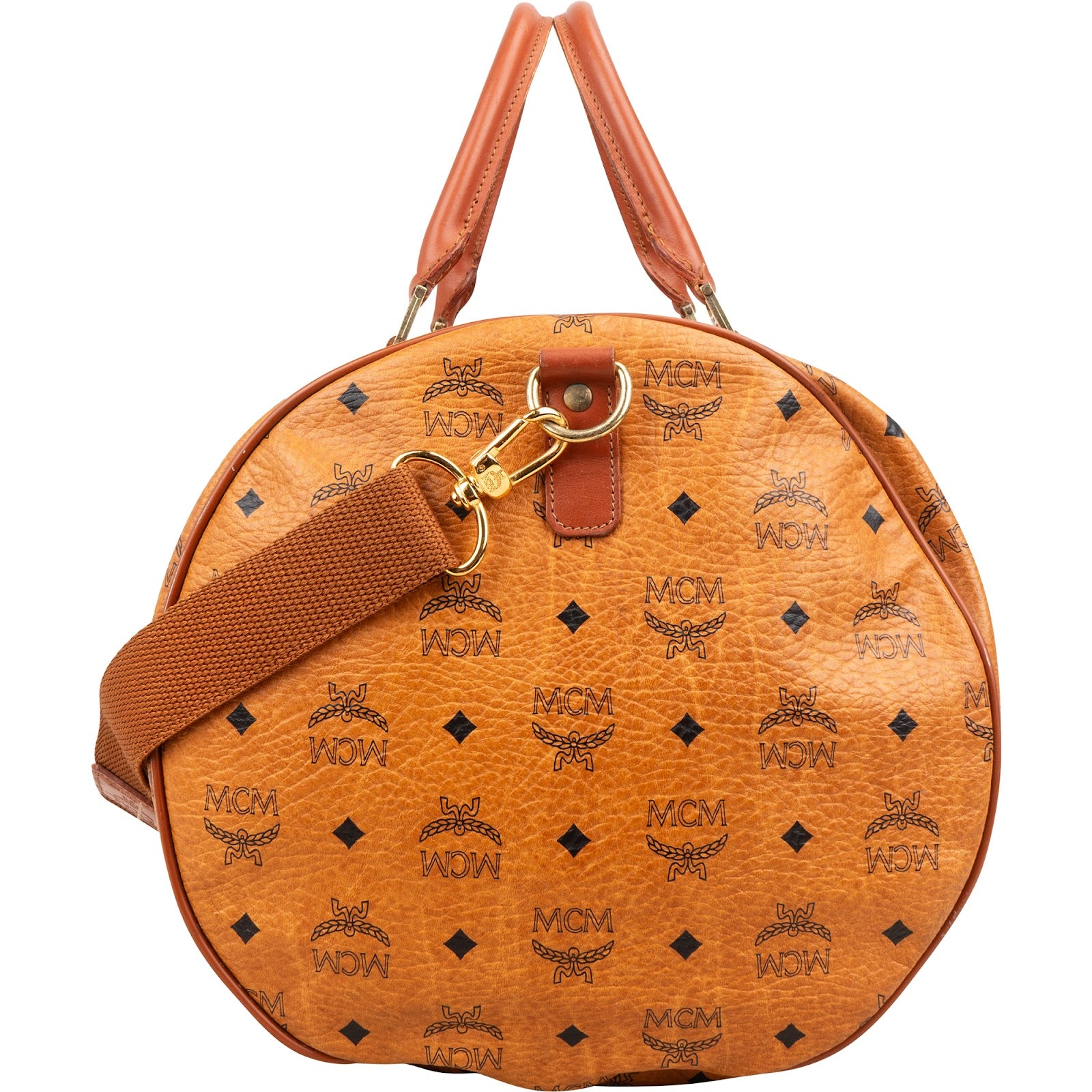 Sac de voyage MCM Monogram Visetos Boston 50
