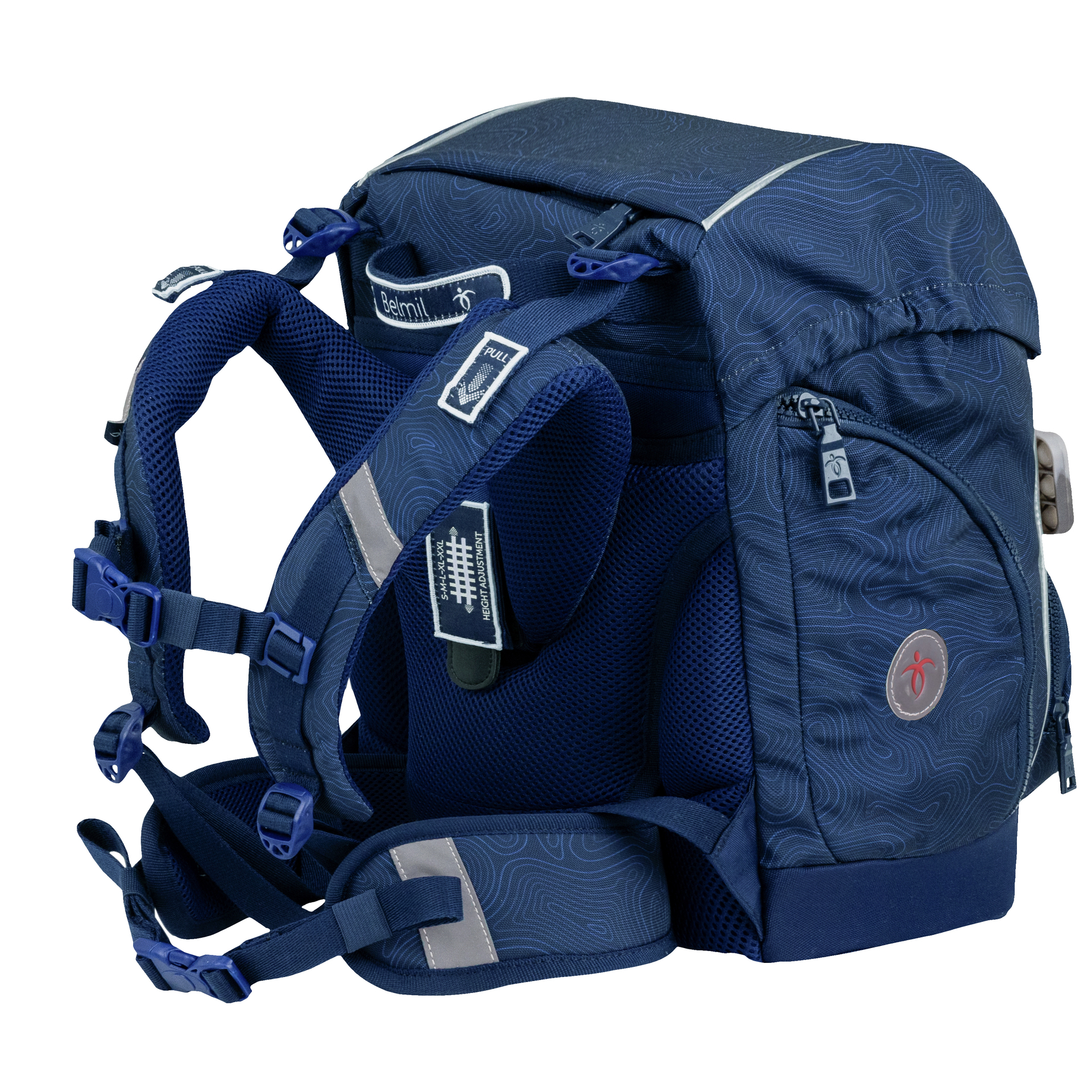 Comfy Plus Schulranzenset 5-teilig - Topographic