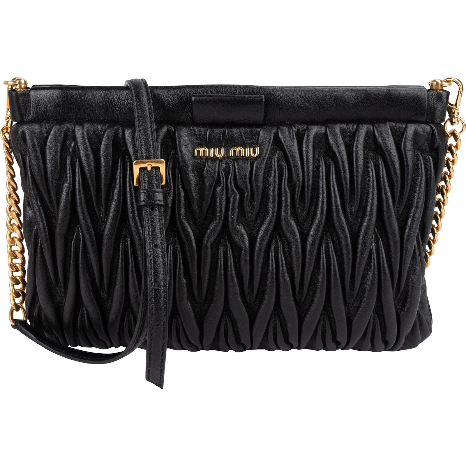 Miu Miu Matelassé Nappa Leather Crossbody Bag