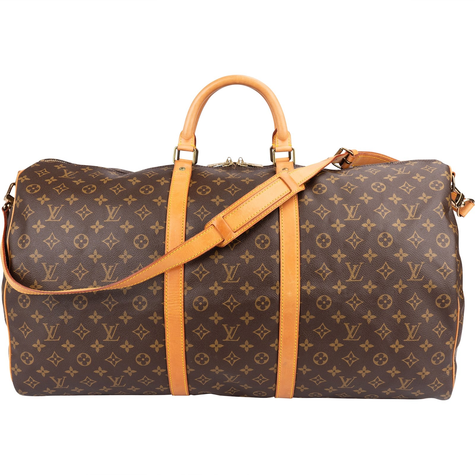 Louis Vuitton Monogram Canvas Keepall 60 Bandoulière Reisetasche