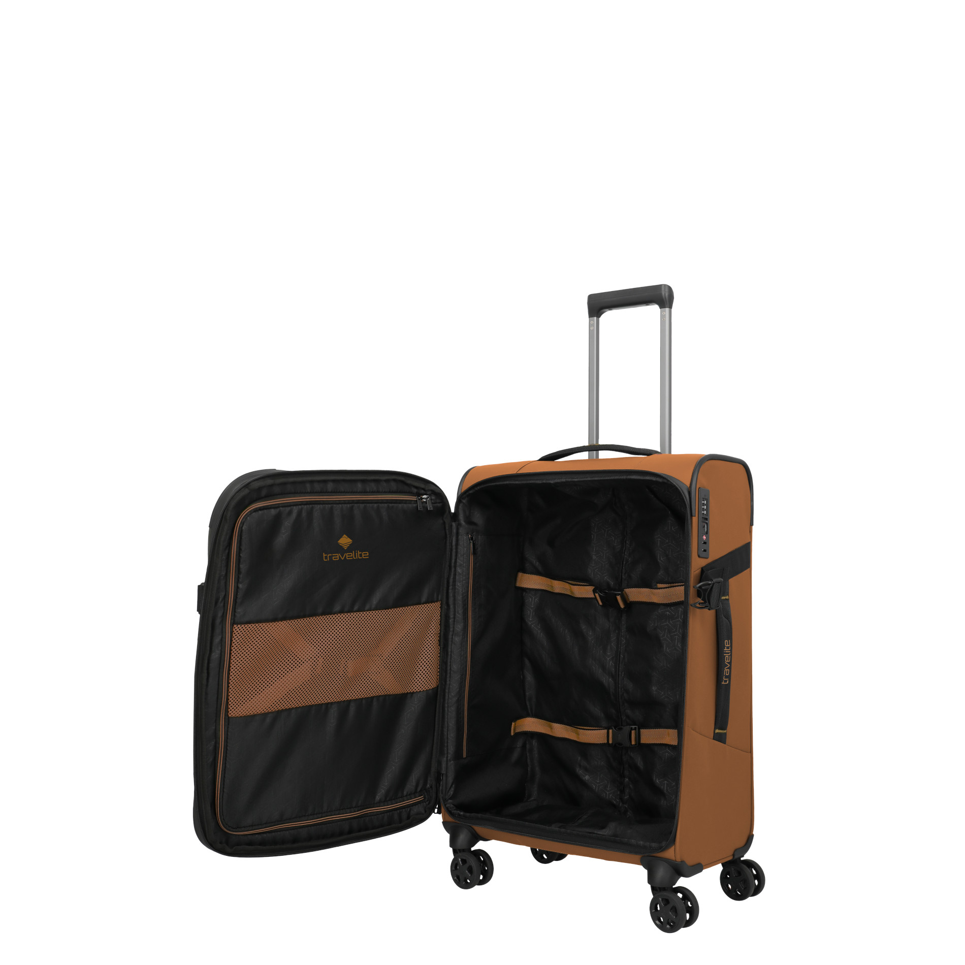 BRIIZE Trolley M (67 cm) erweiterbar - Curry