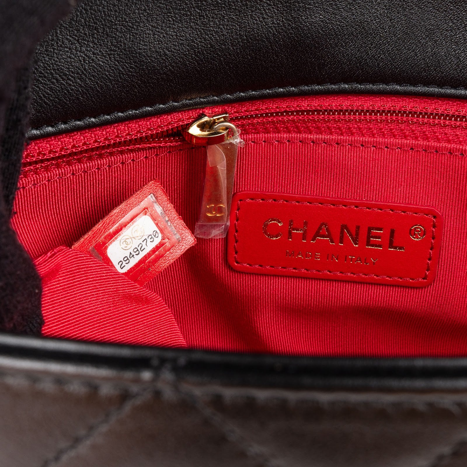 Chanel - Spellout Letters Single Flap Crossbody Bag