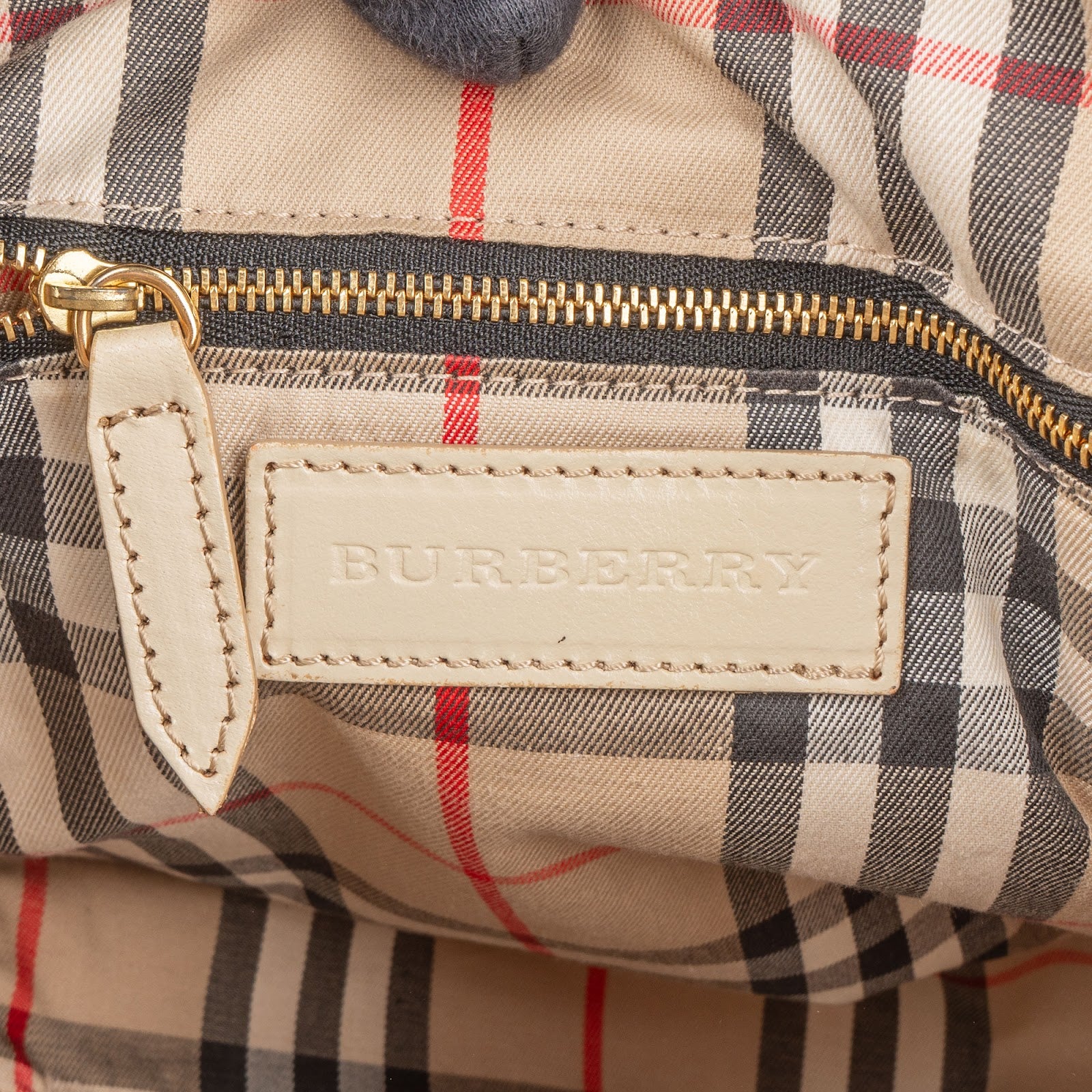 Burberry Grainy Leather Blaze Tote Handbag