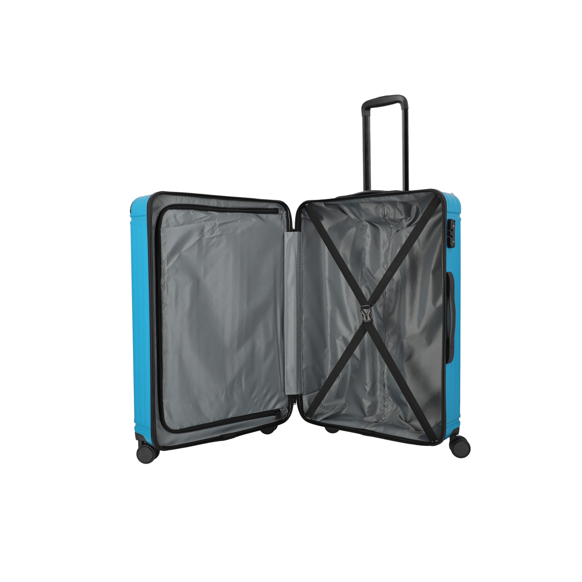 CRUISE Trolley L (77 cm) mit 4 Rollen - Türkis
