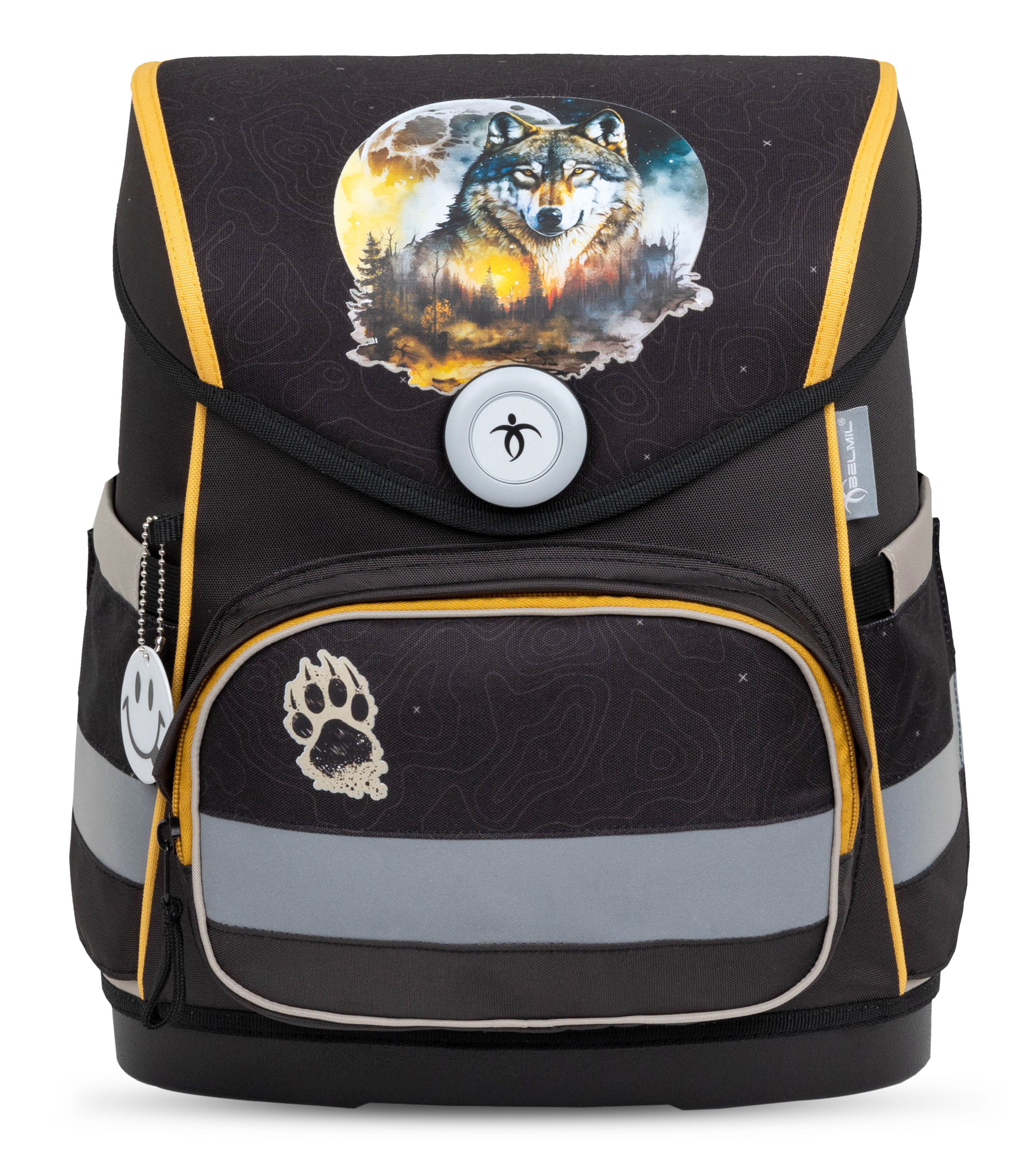 Compact satchel set 4-piece with chest strap - Moonless Night