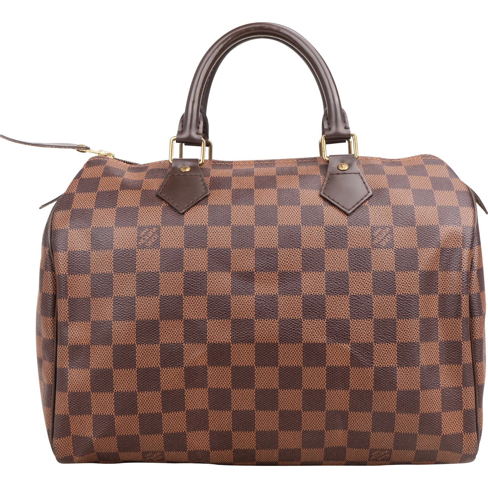 Louis Vuitton Monogram Damier Ebene Canvas Speedy 30 Boston Bag