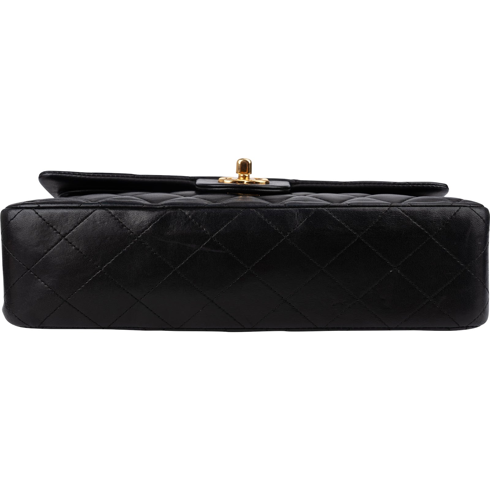 Chanel - Quilted Lambskin Medium Double Flap Shoulder Bag
