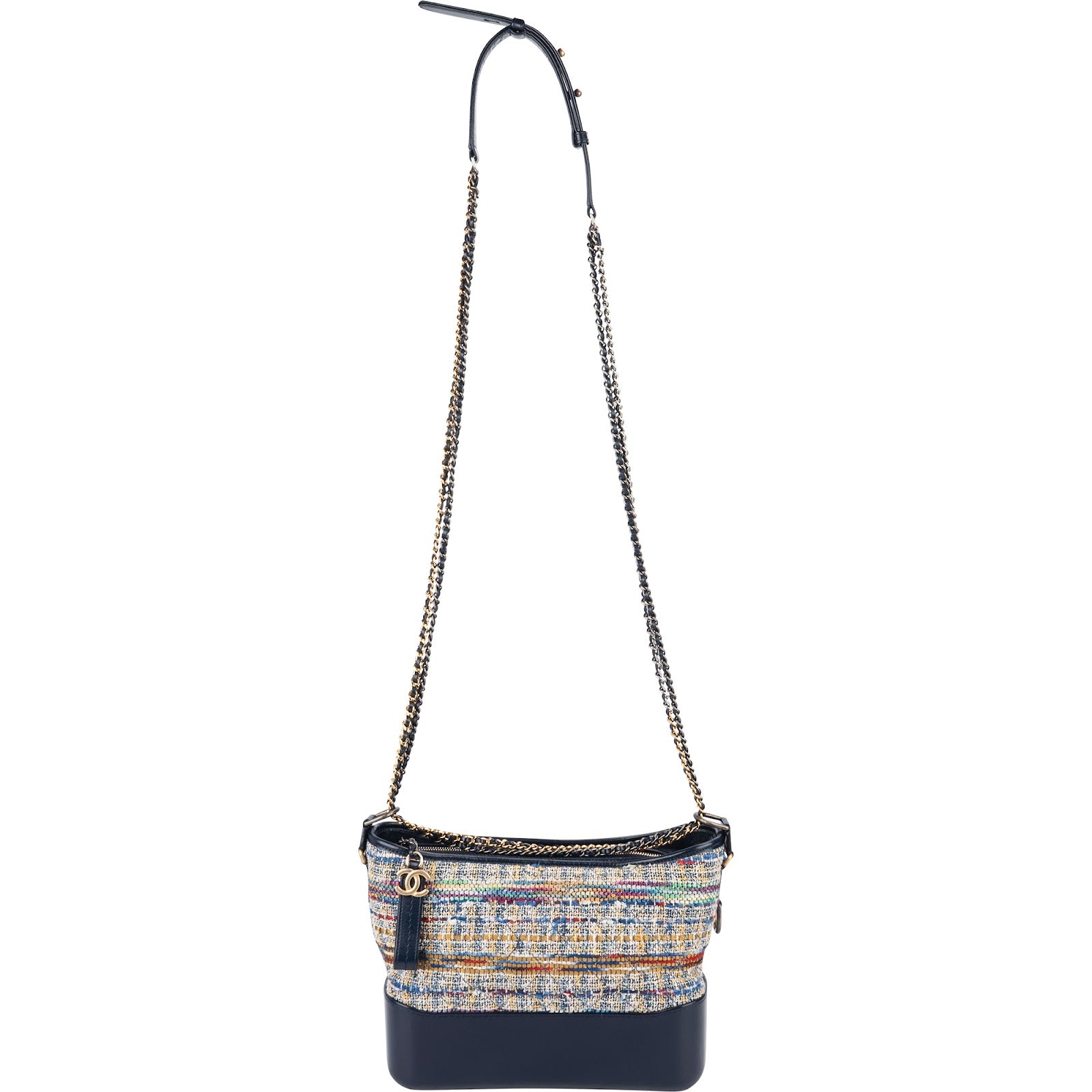 Chanel Tweed & Lambkin Gabrielle Crossbody Bag