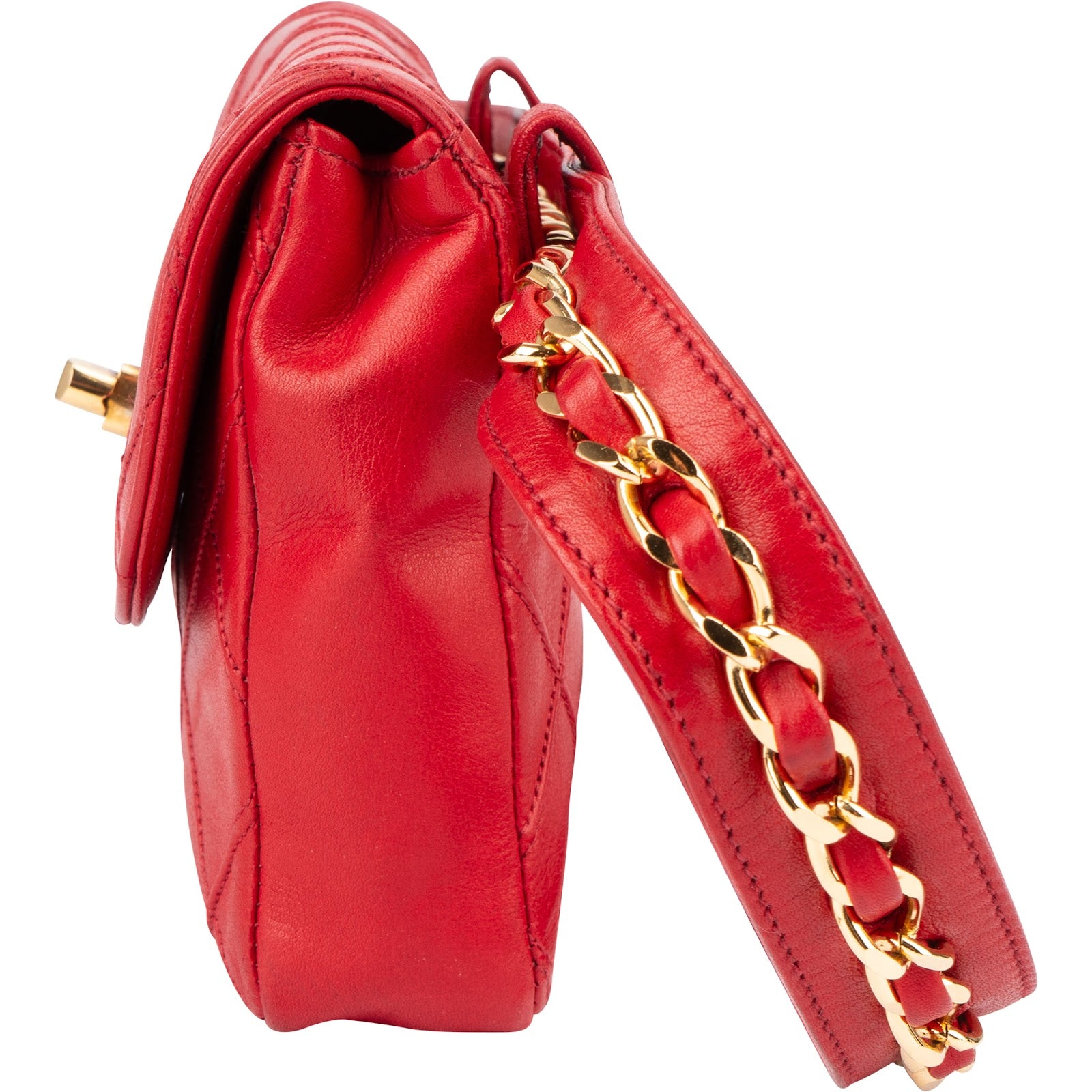 Chanel – torebka crossbody w stylu vintage z paskiem CC