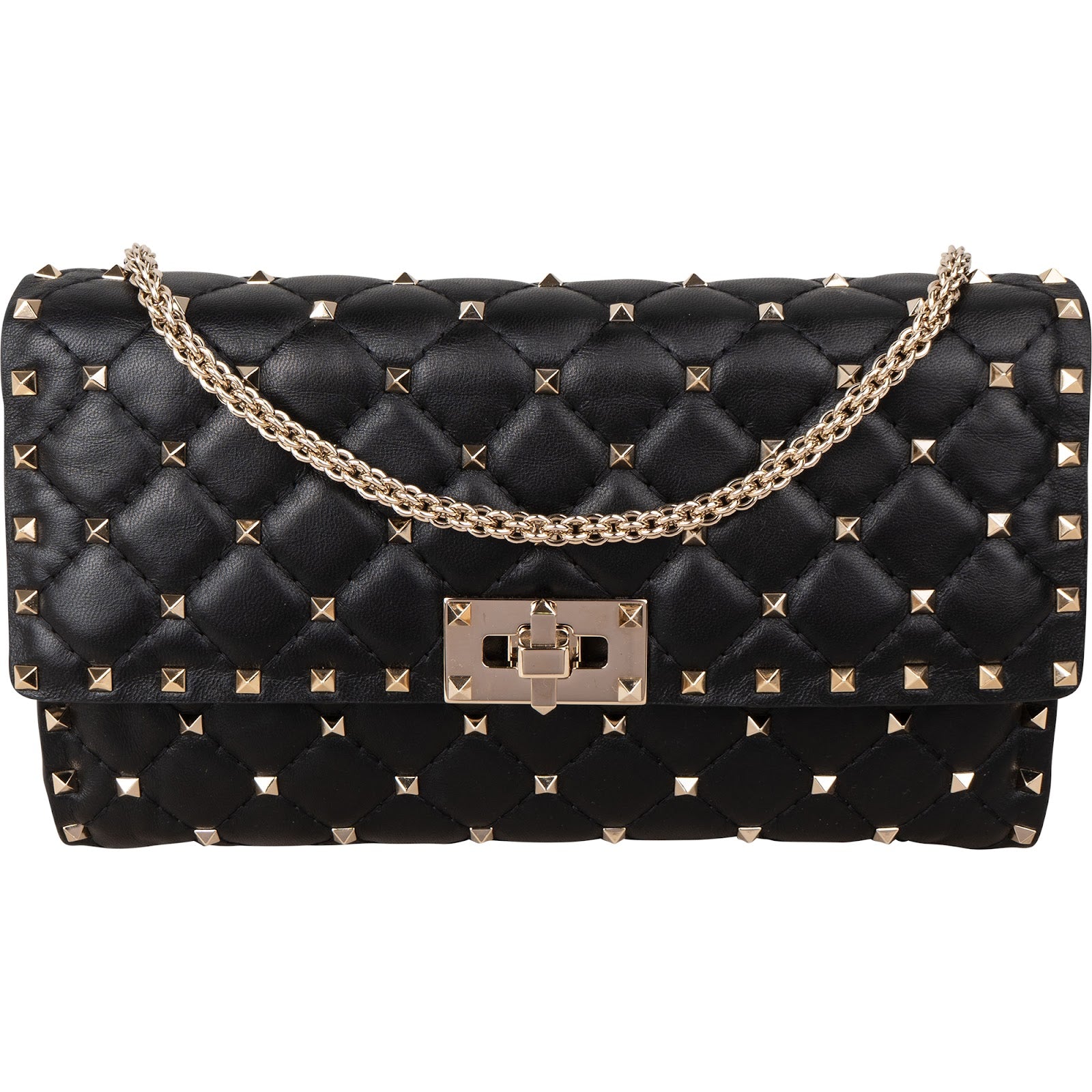 Valentino Garavani -  Rockstud Spike Chain Crossbody Bag