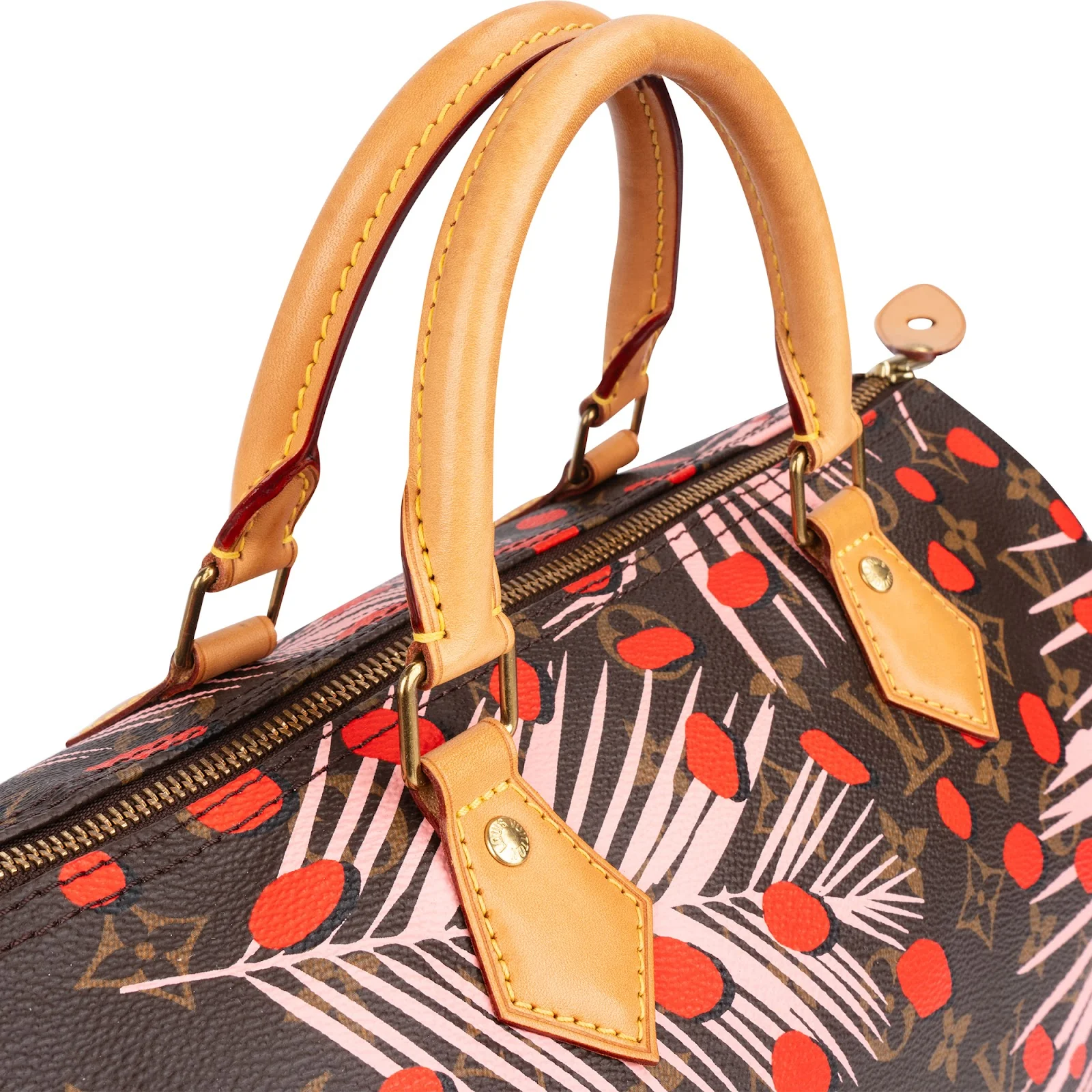 Louis Vuitton Limited Jungle Dots Monogram Speedy 30 Boston Bag