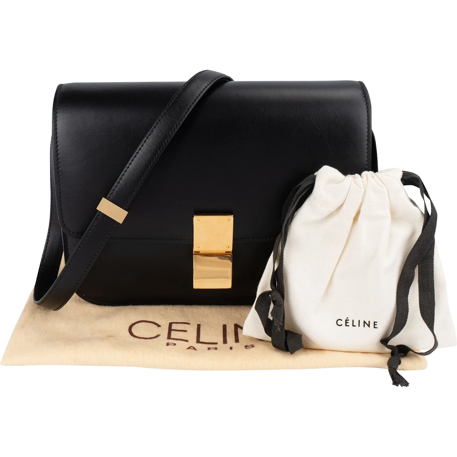 Celine Calfskin Classic Box Crossbody