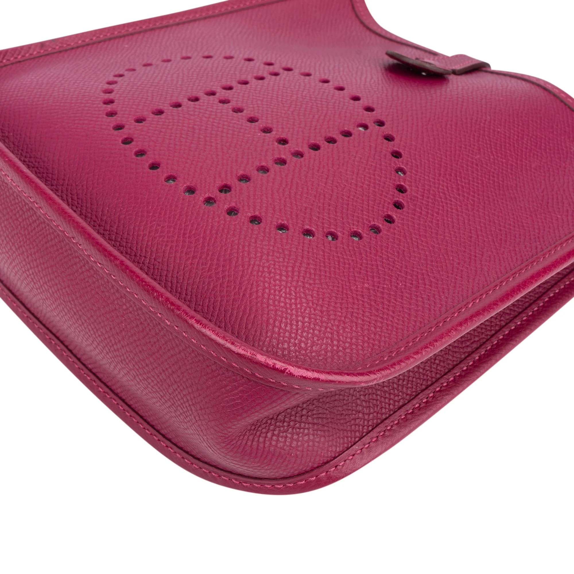 Hermès Pink Epsom Leather Evelyne 16 Crossbody Bag
