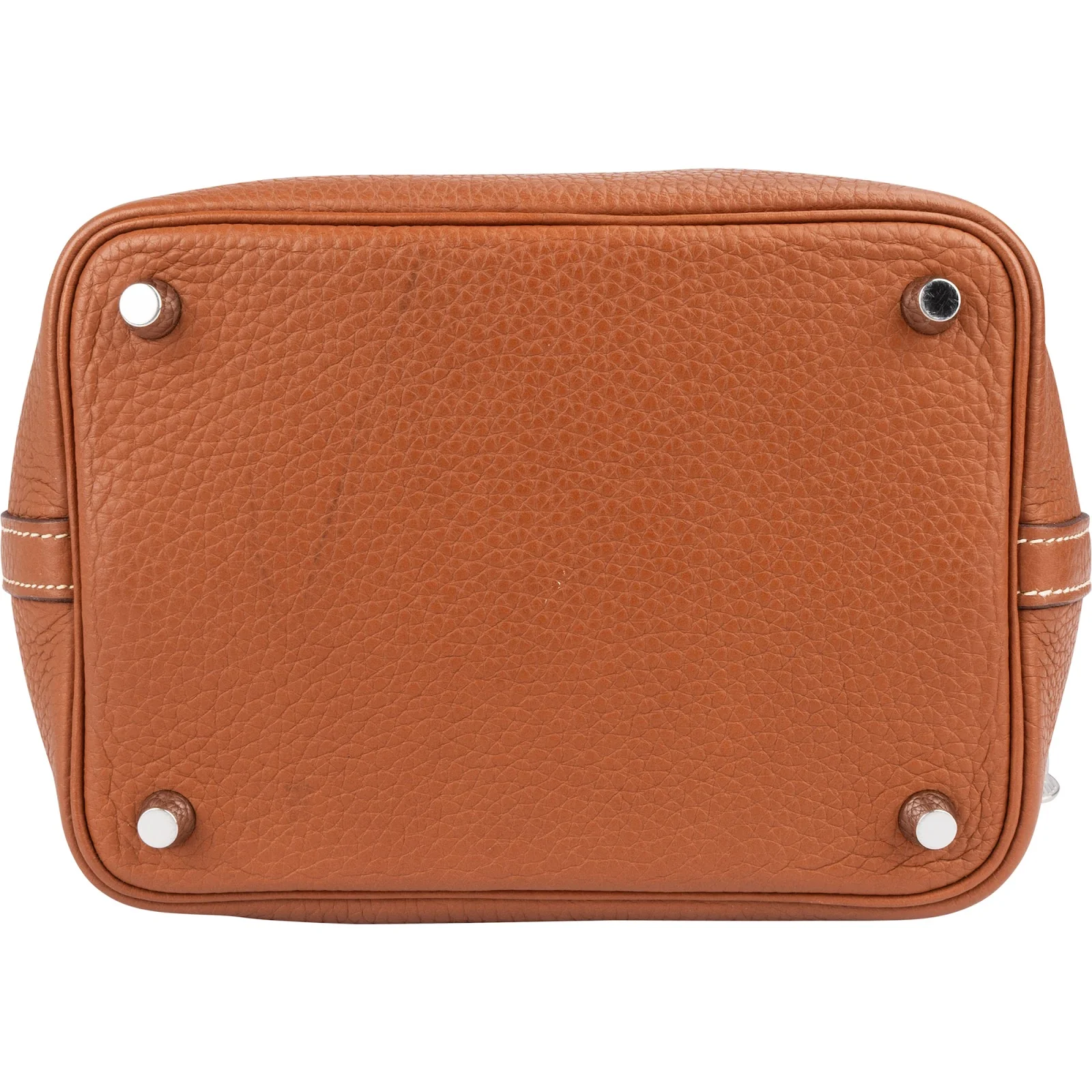 Hermès Brown Taurillon Clemence Picotin Lock 18 (PM) Handbag