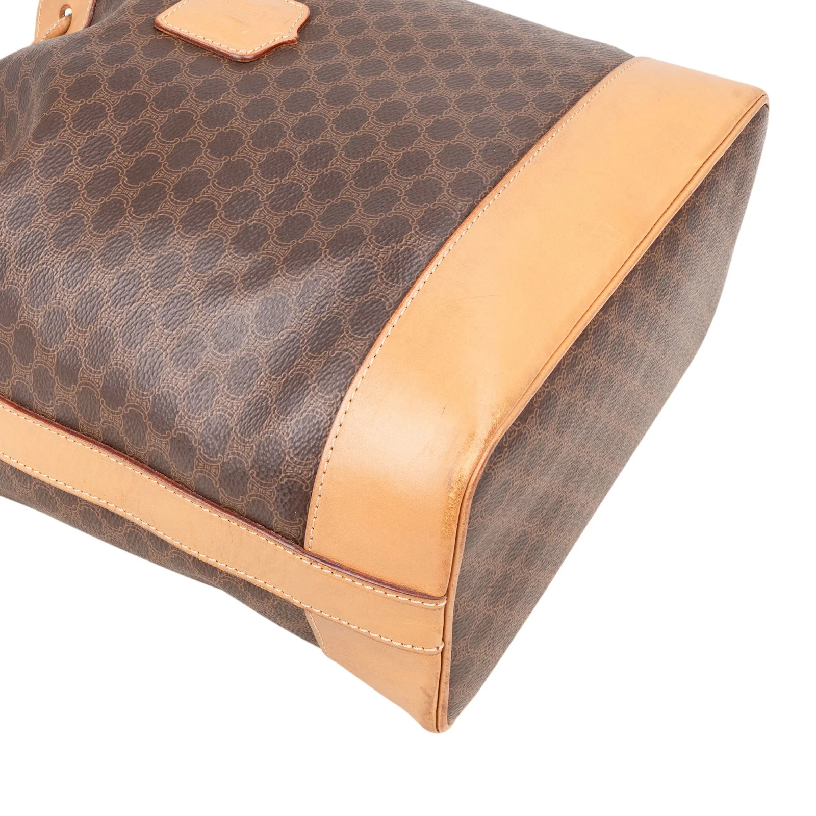 Celine Macadam Monogram Bucket Shoulder Bag