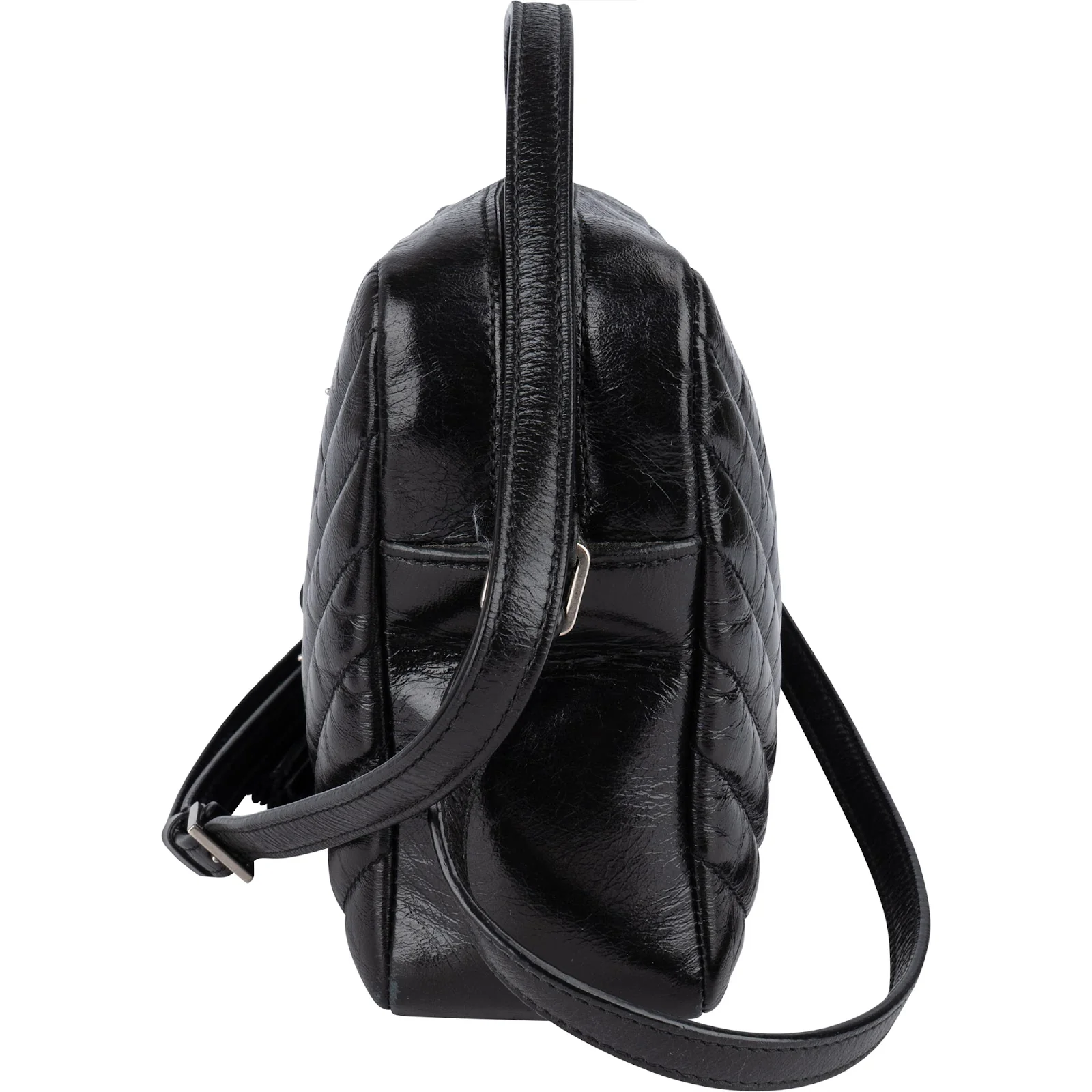 Saint Laurent Quilted Leather Lou Camera Crossbody Bag