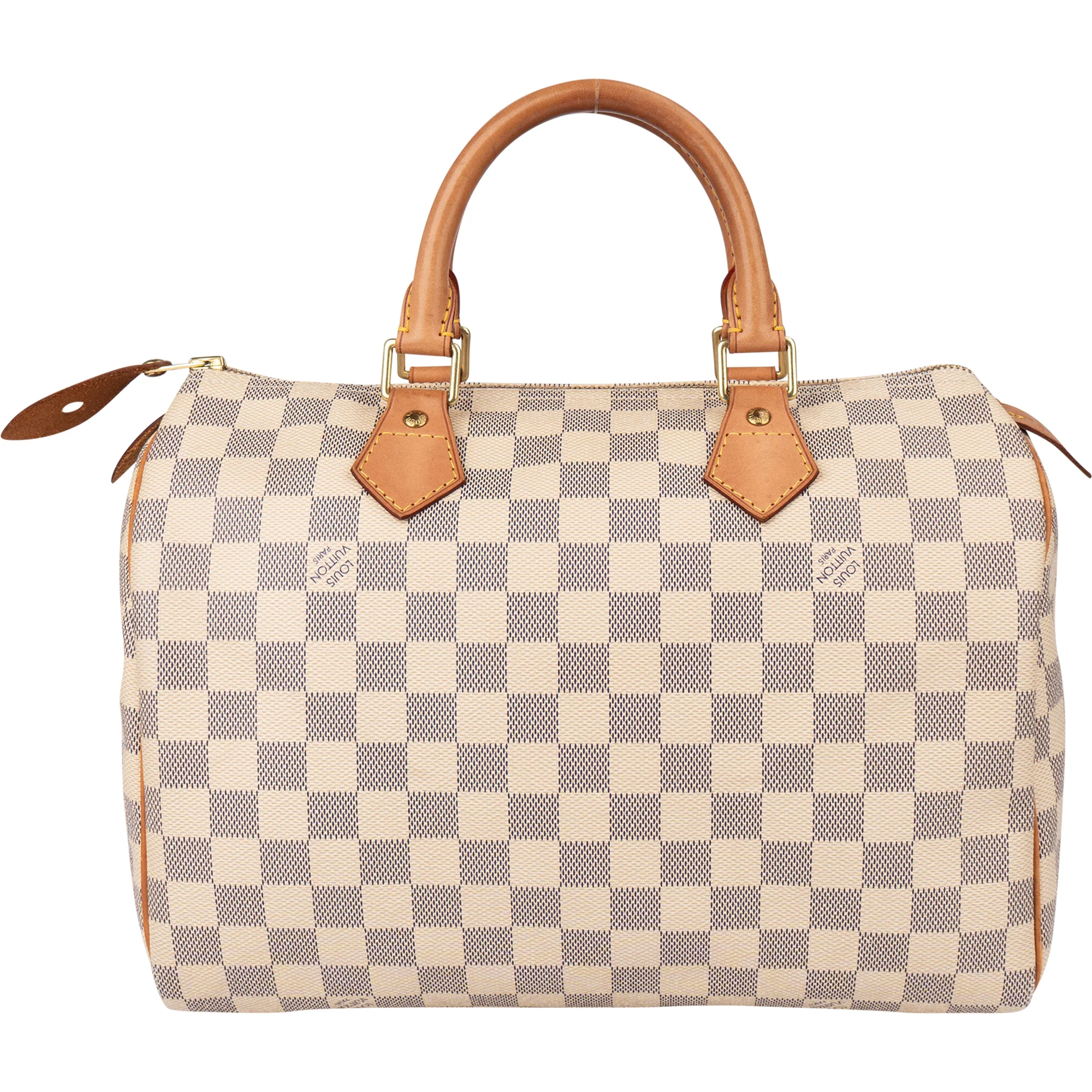 Louis Vuitton Damier Azur Monogram Speedy 30 Boston Bag
