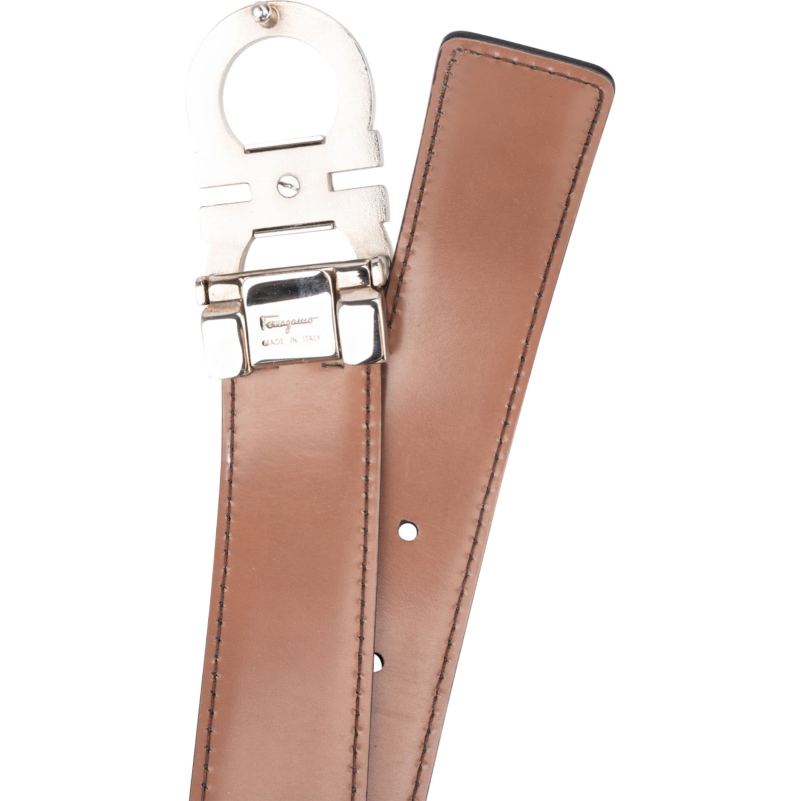 Salvatore Ferragamo -  Gancini Buckle Reversible Gürtel