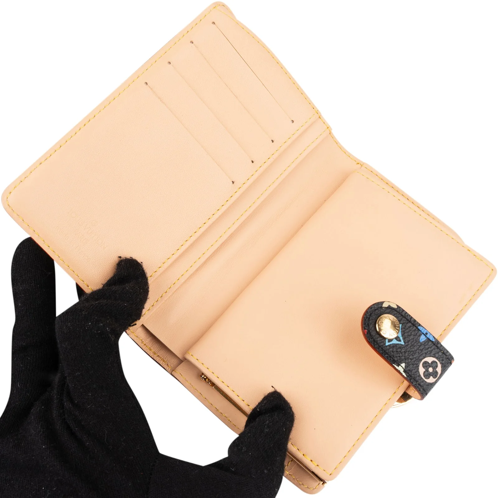 Louis Vuitton Monogram Murakami Multicolor Compact Clip Wallet