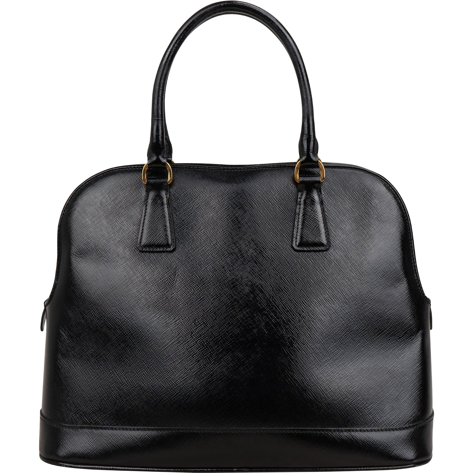 Prada Saffiano Vernis Leather Promenade Handbag