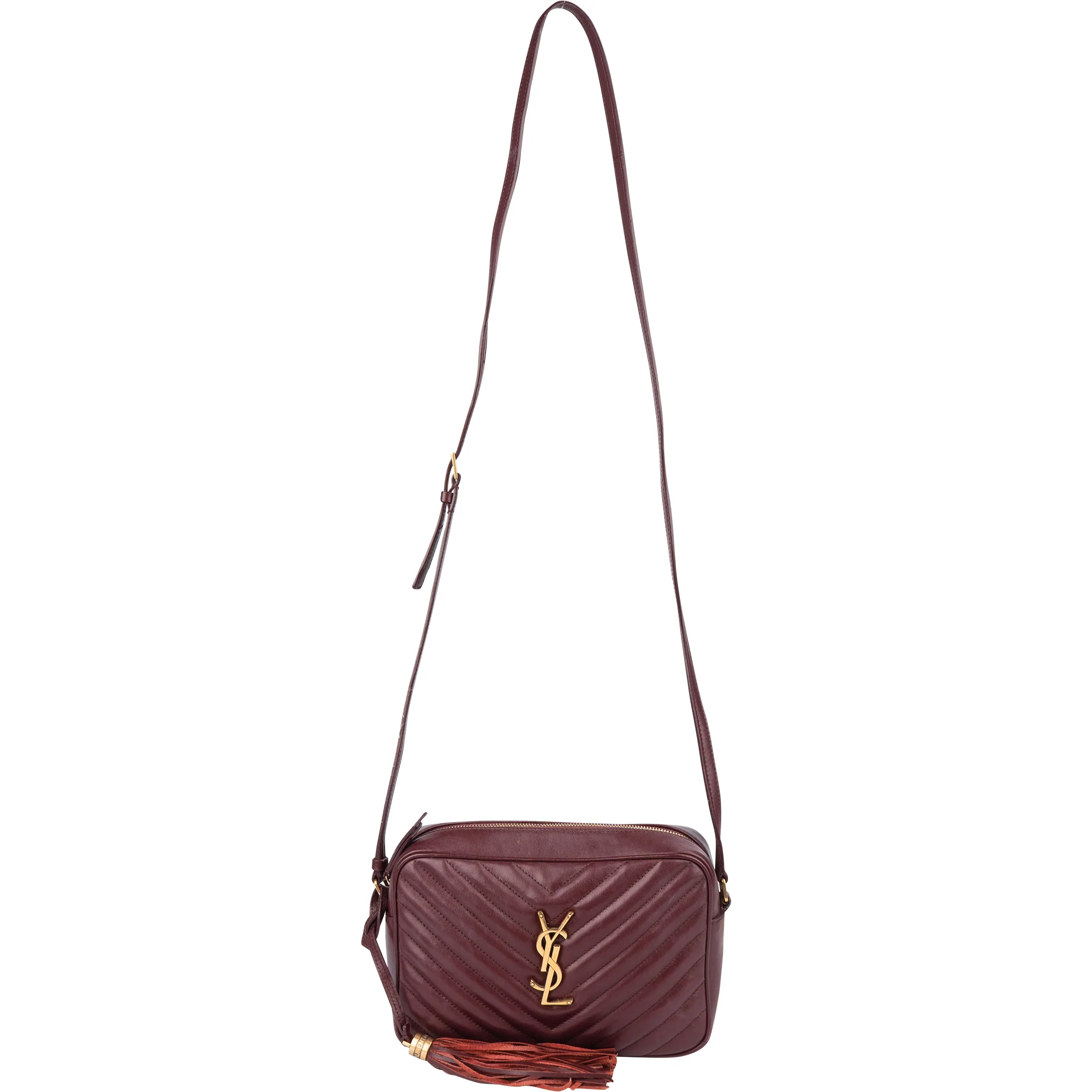 Saint Laurent Quilted Leather Lou Camera Crossbody Bag