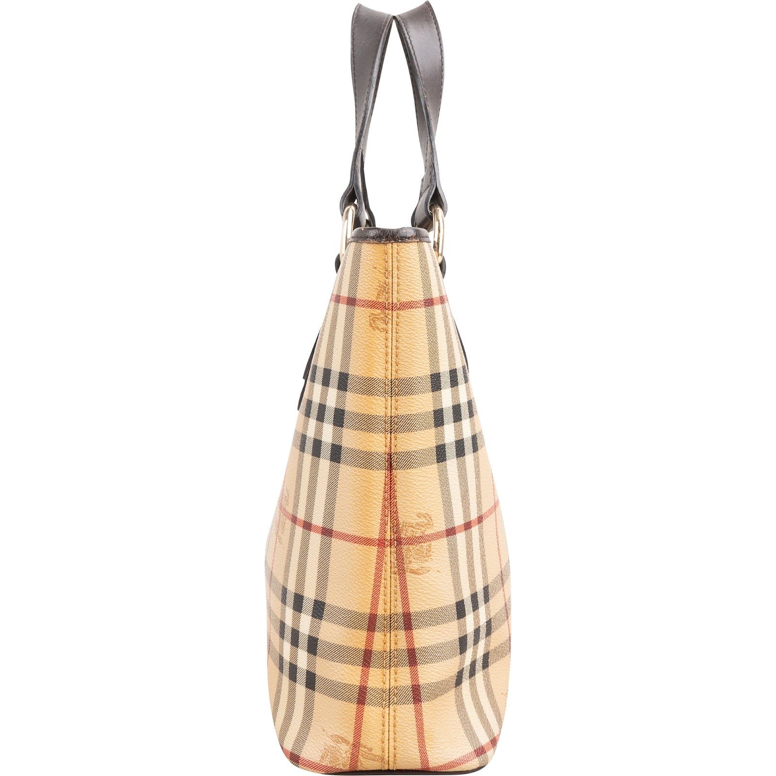 Burberry - Haymarket Check Canvas Tote Handbag