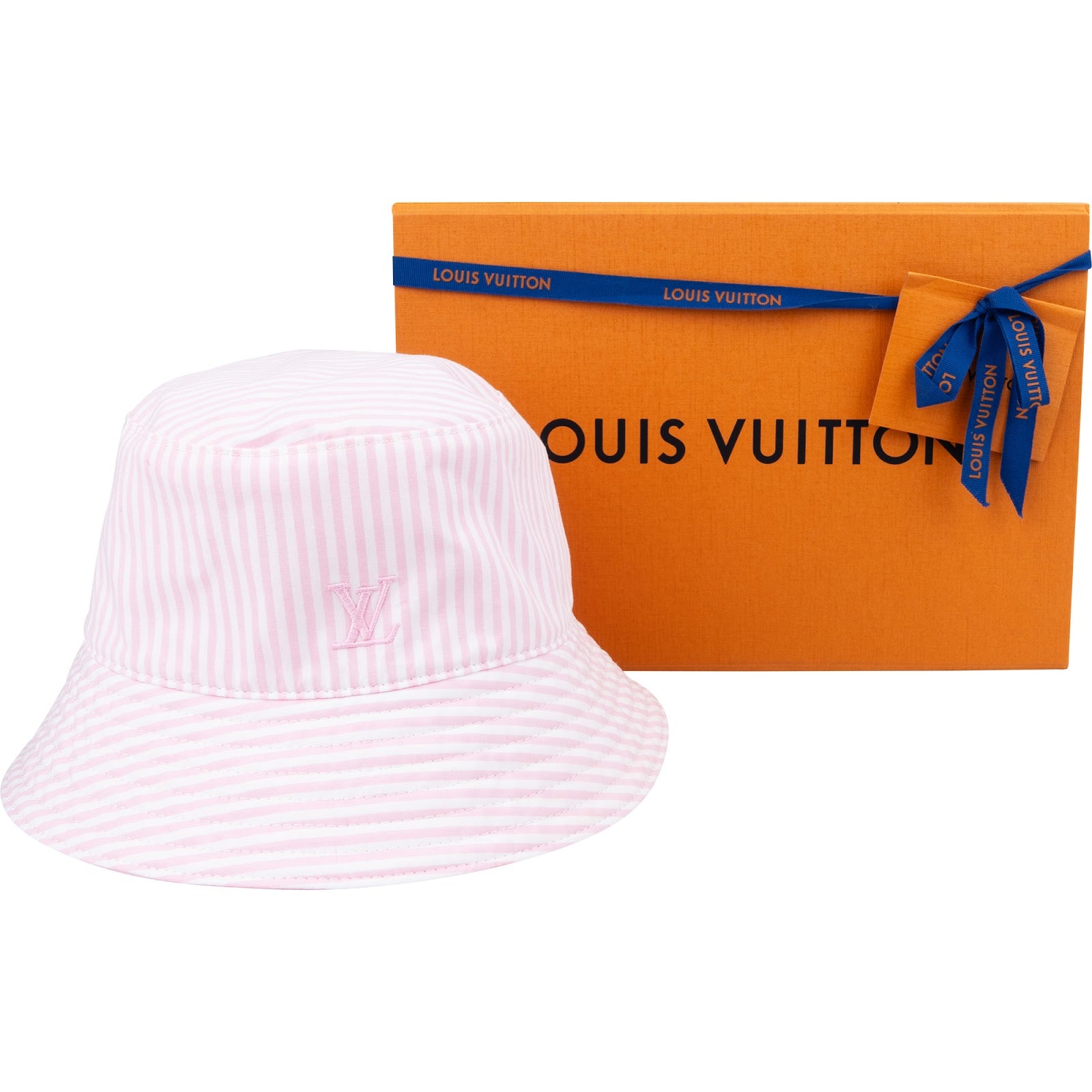 Louis Vuitton Multicolor Wool LV Embroidery Striped Reversible Bucket Hat