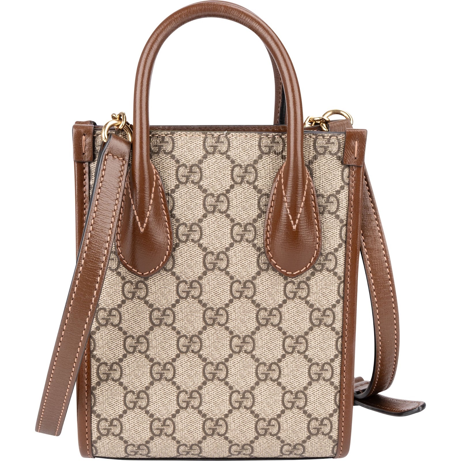 Gucci - GG Supreme Interlocking G Mini Paperbag Crossbody Bag