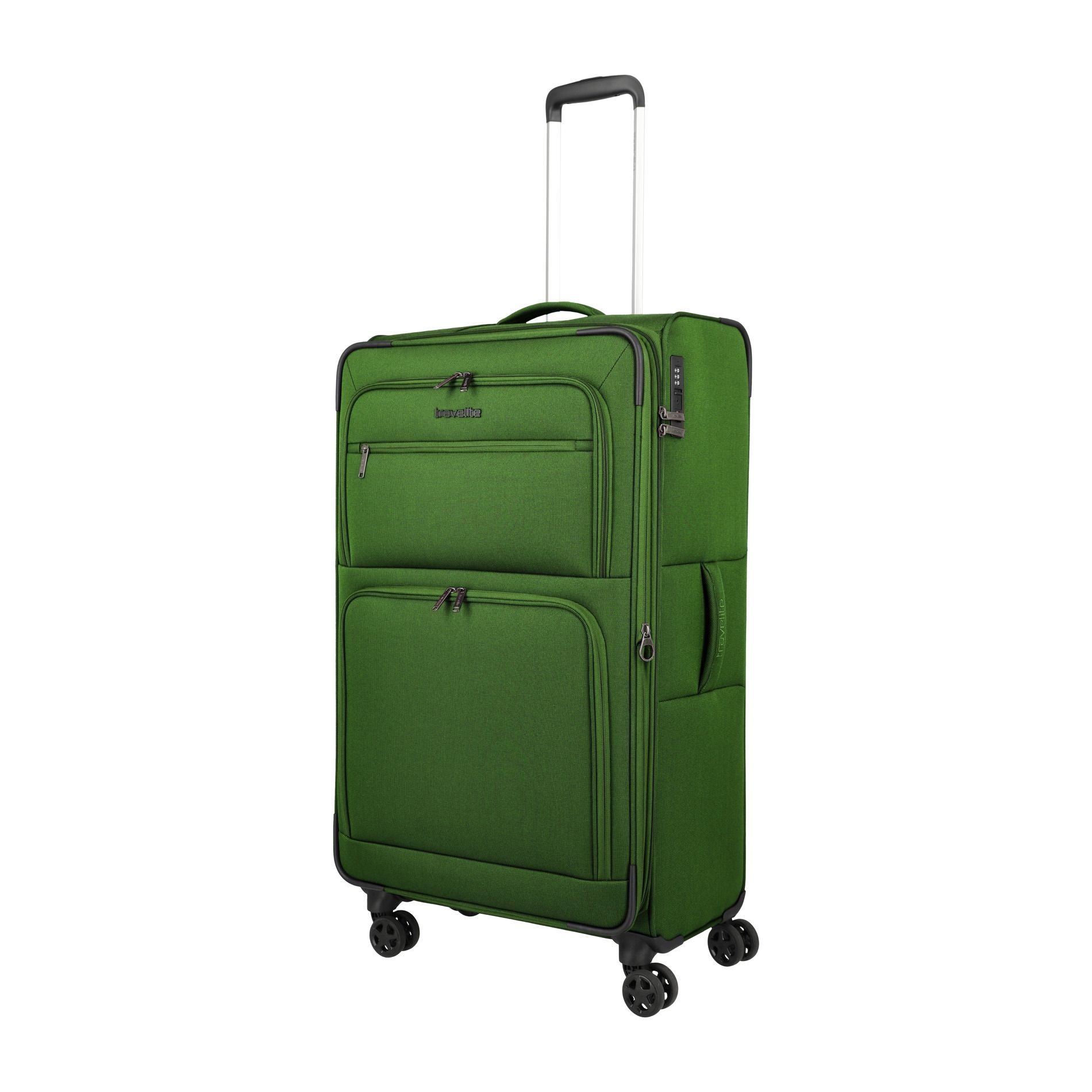 CUBIS Trolley L (83 cm) erweiterbar - Green