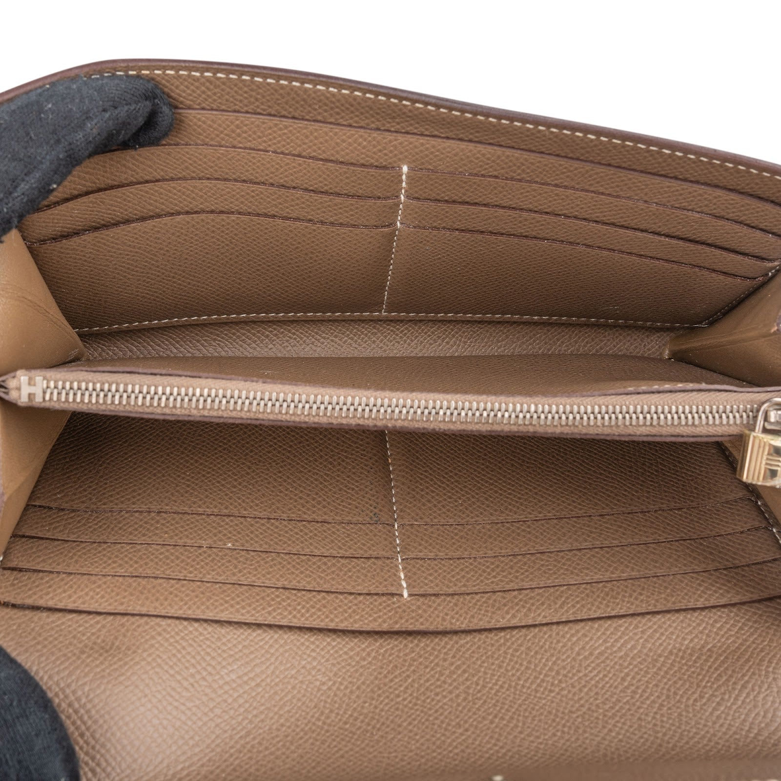 Hermès - Palladium Kelly Wallet