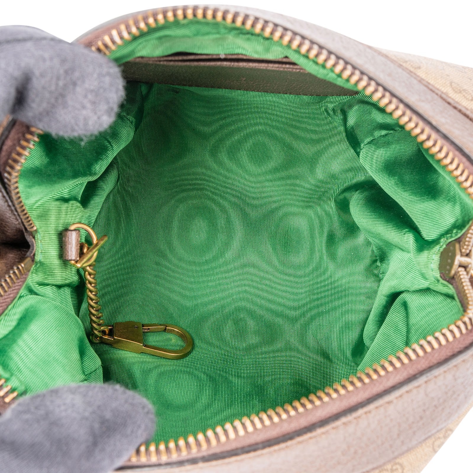 GUCCI – Monogram GG Butterfly Web-schoudertas