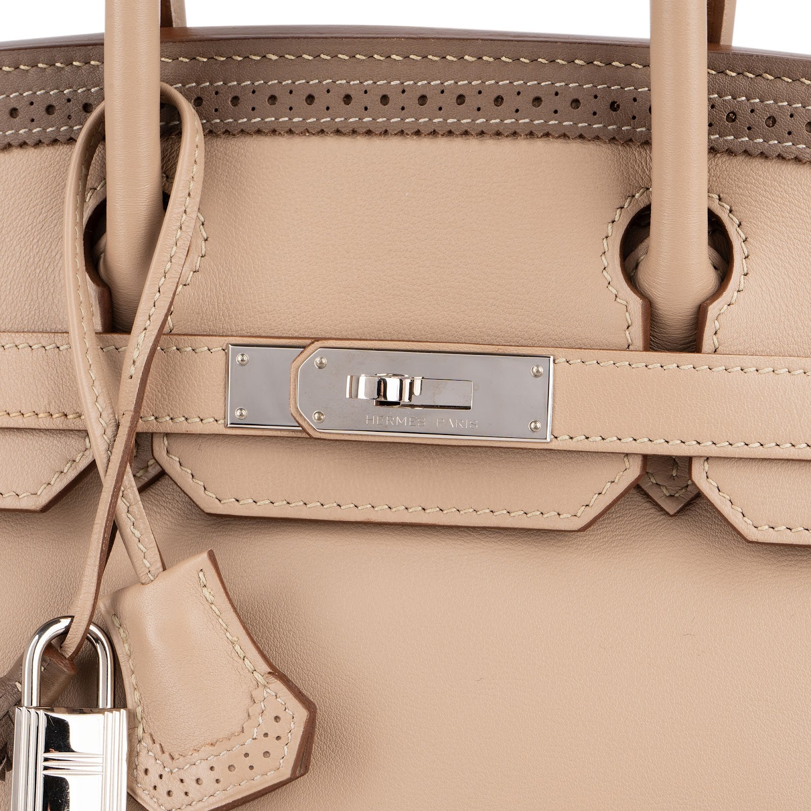 Hermès - Swift Palladium Birkin 30 Handtasche